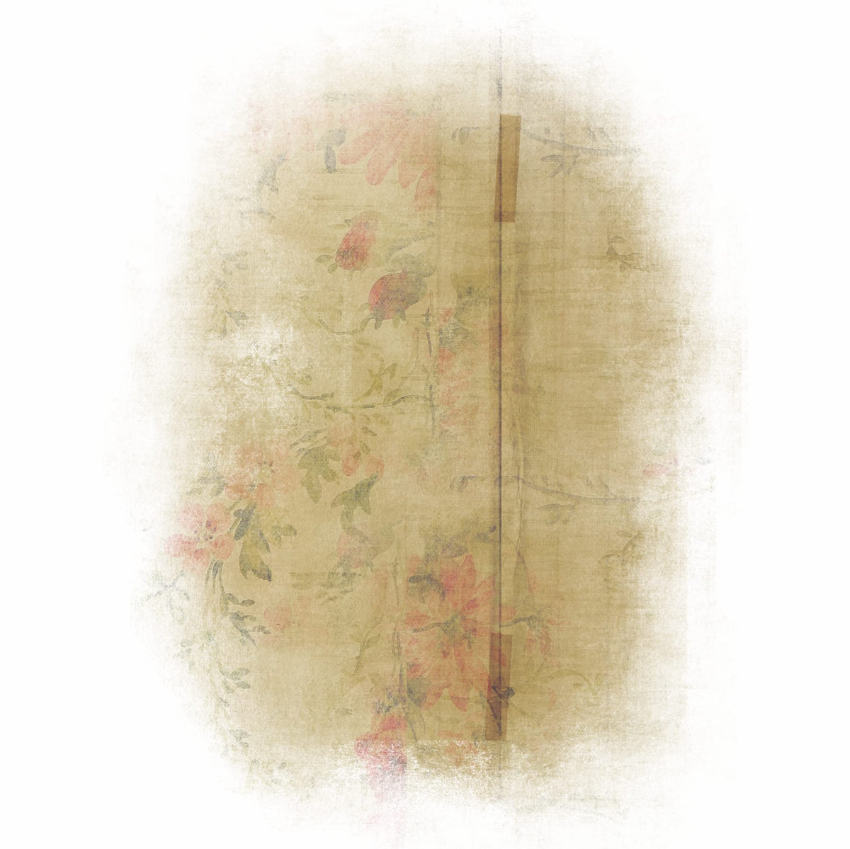 Rose Wallpaper Overlay Rice Paper, 20.32 x 26.67 cm - 6 x Different Printed Mulberry Paper Images 30gsm Visible Fibres for Decoupage Crafts Mixed Media Collage Art