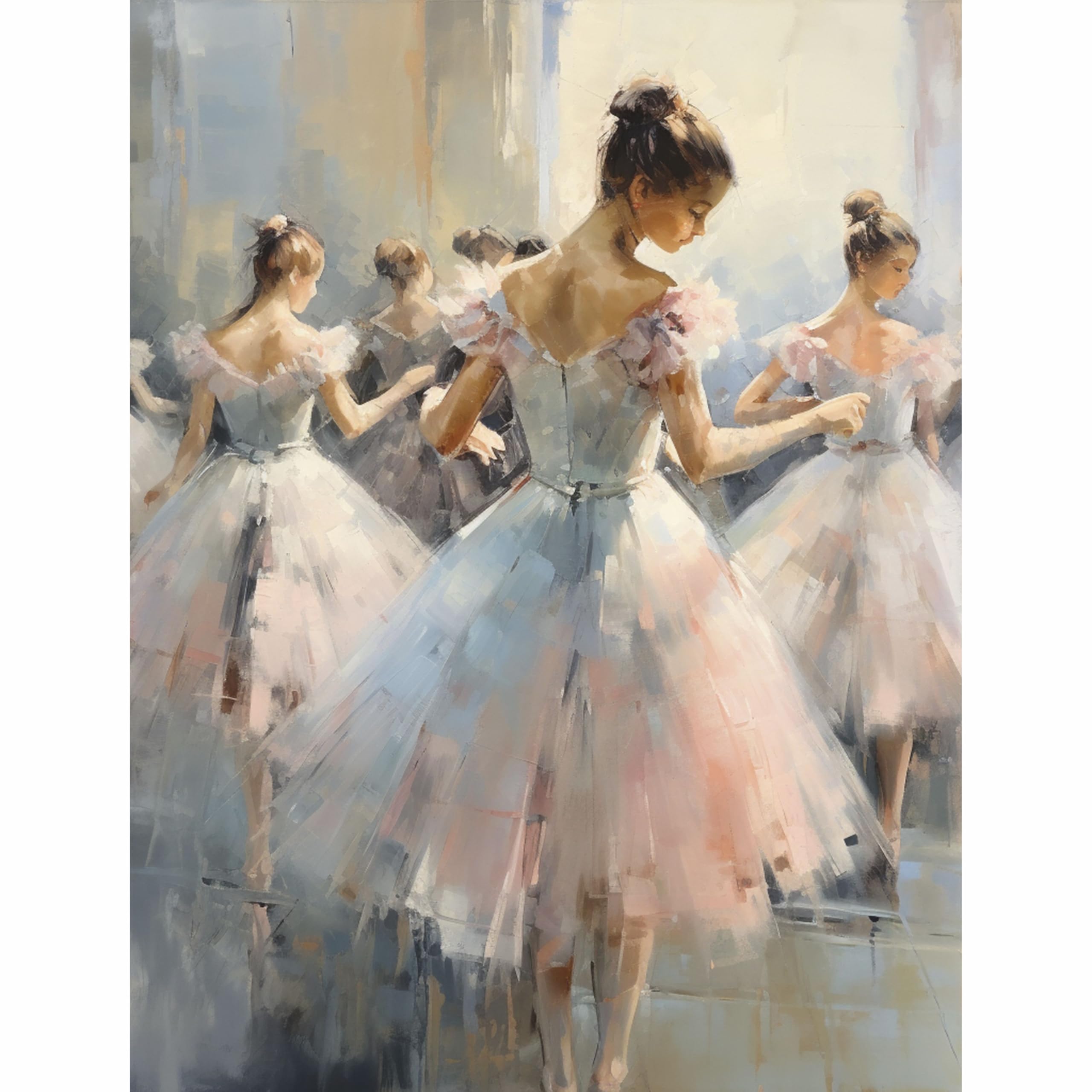 Decoupage Rice Paper, 20 x 26.5cm (6 Sheets) – 6x Decoupage Ballet Papers for Collage, Mixed Media, Card Making & Crafts, Decoupage by CRAFT KREATIVELY