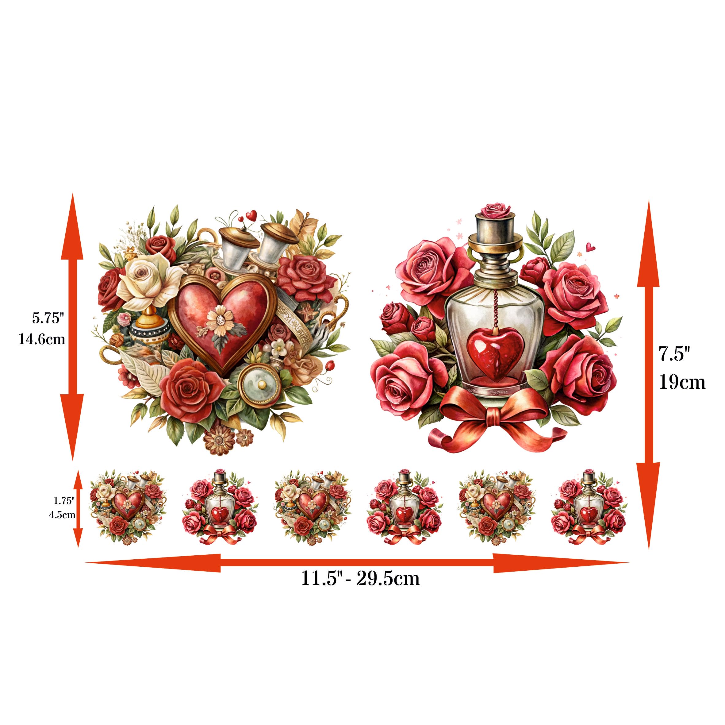 Decoupage Rice Papers - 4 Sheets | 8 Unique Designs | Versatile Christmas Designs for Art Projects & Crafting by CRAFT KREATIVELY