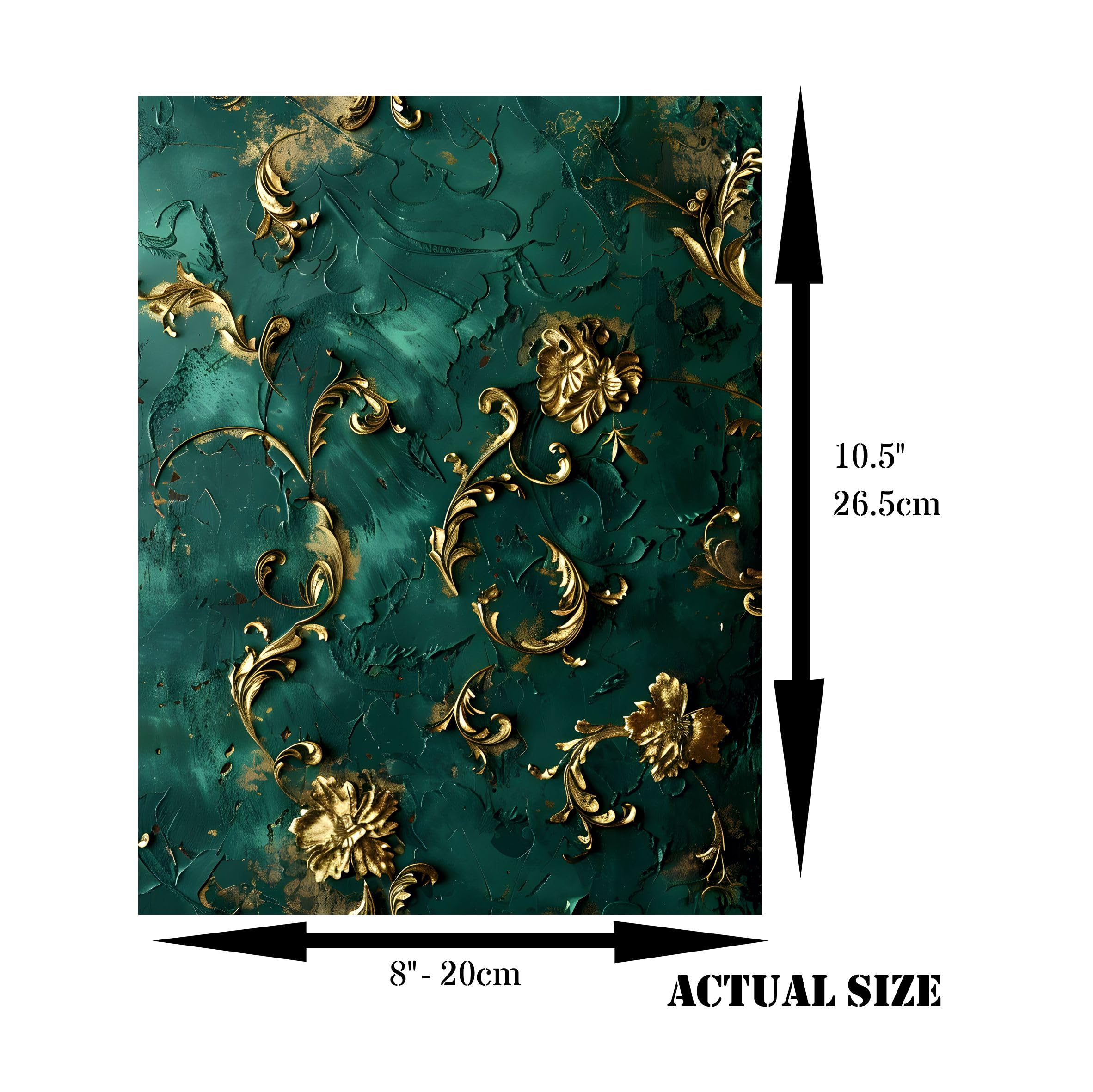Embossed Rice Paper – for Decoupage Scrapbooking Cards Crafts
