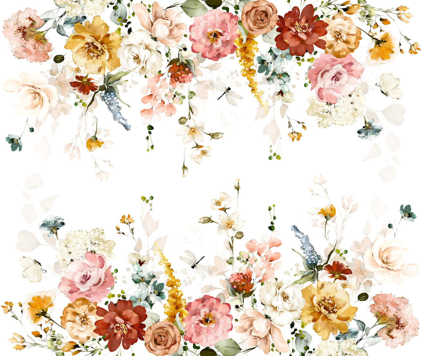 Decoupage Rice Paper (4 pc) - Decoupage Border for Walls, Furniture & Crafts, Decoupage by CRAFT KREATIVELY