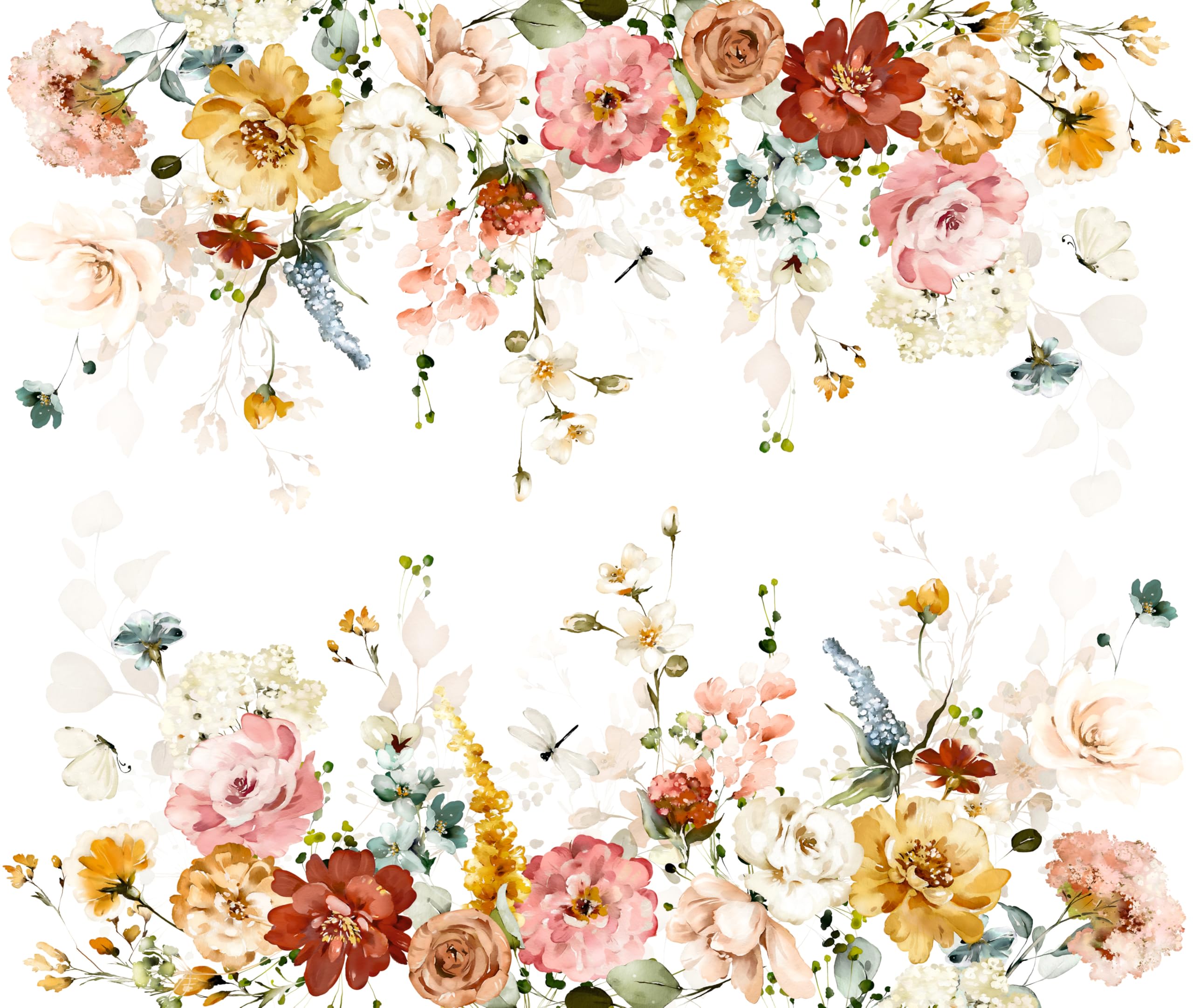 Decoupage Rice Paper (4 pc) - Decoupage Border for Walls, Furniture & Crafts, Decoupage by CRAFT KREATIVELY