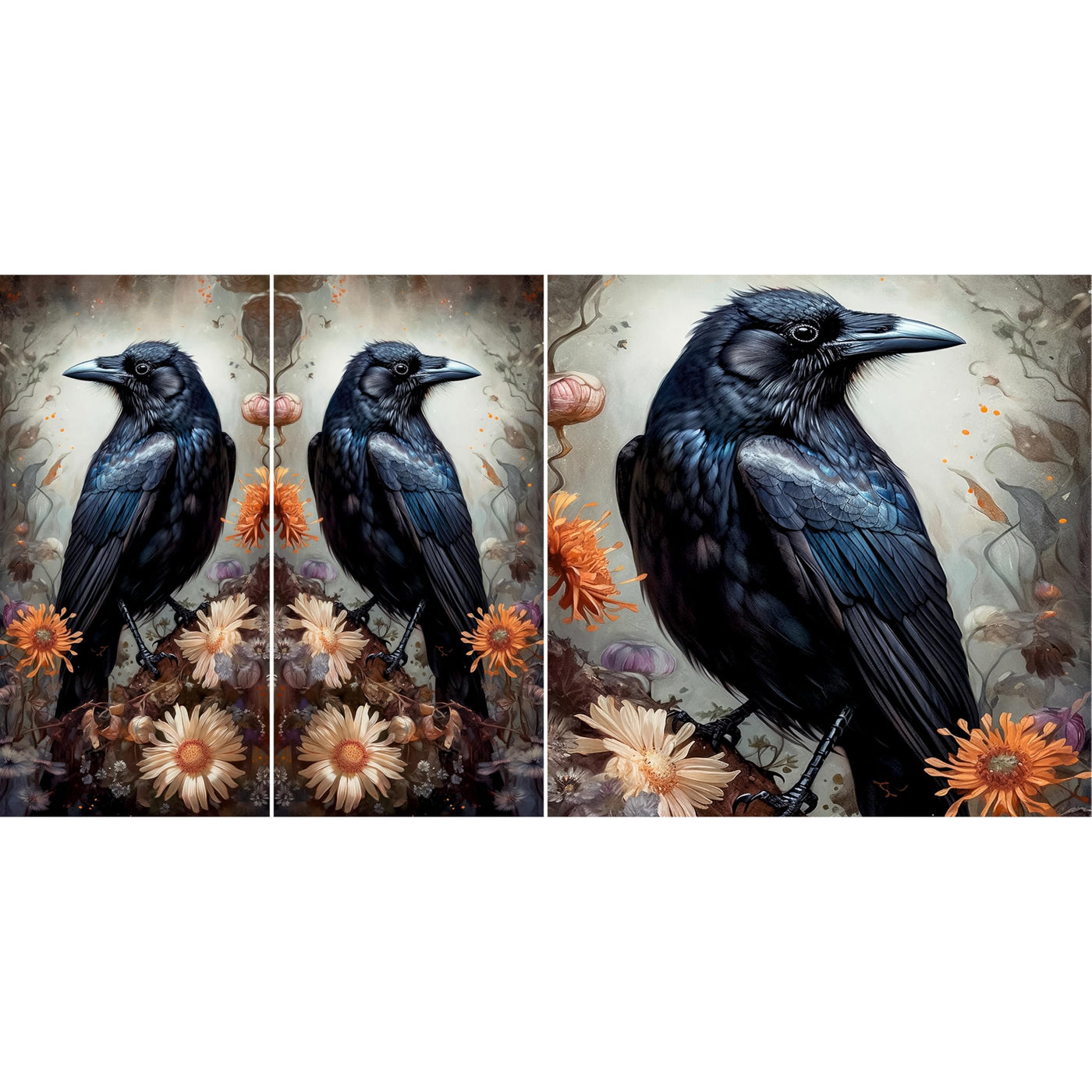 Decoupage Rice Paper, 29 x 29cm (2 sheets) - 3x images for Furniture Poster Craft Decoupage by CRAFT KREATIVELY