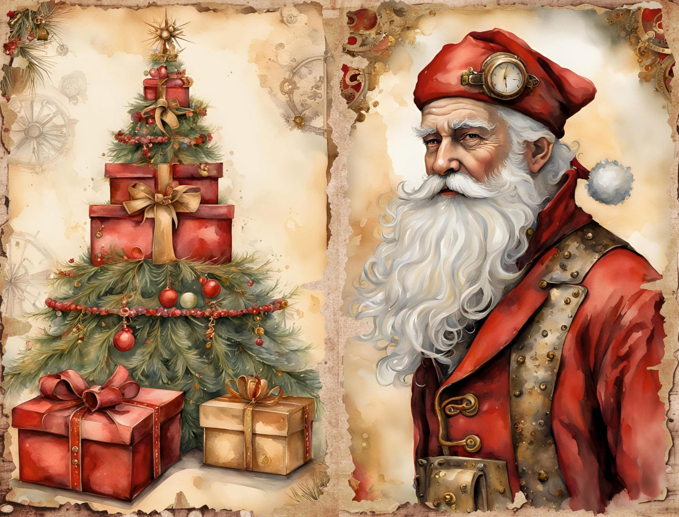 Decoupage Rice Papers - 6 Sheets | 6 Unique Designs | Versatile Christmas Designs for Art Projects & Crafting by CRAFT KREATIVELY