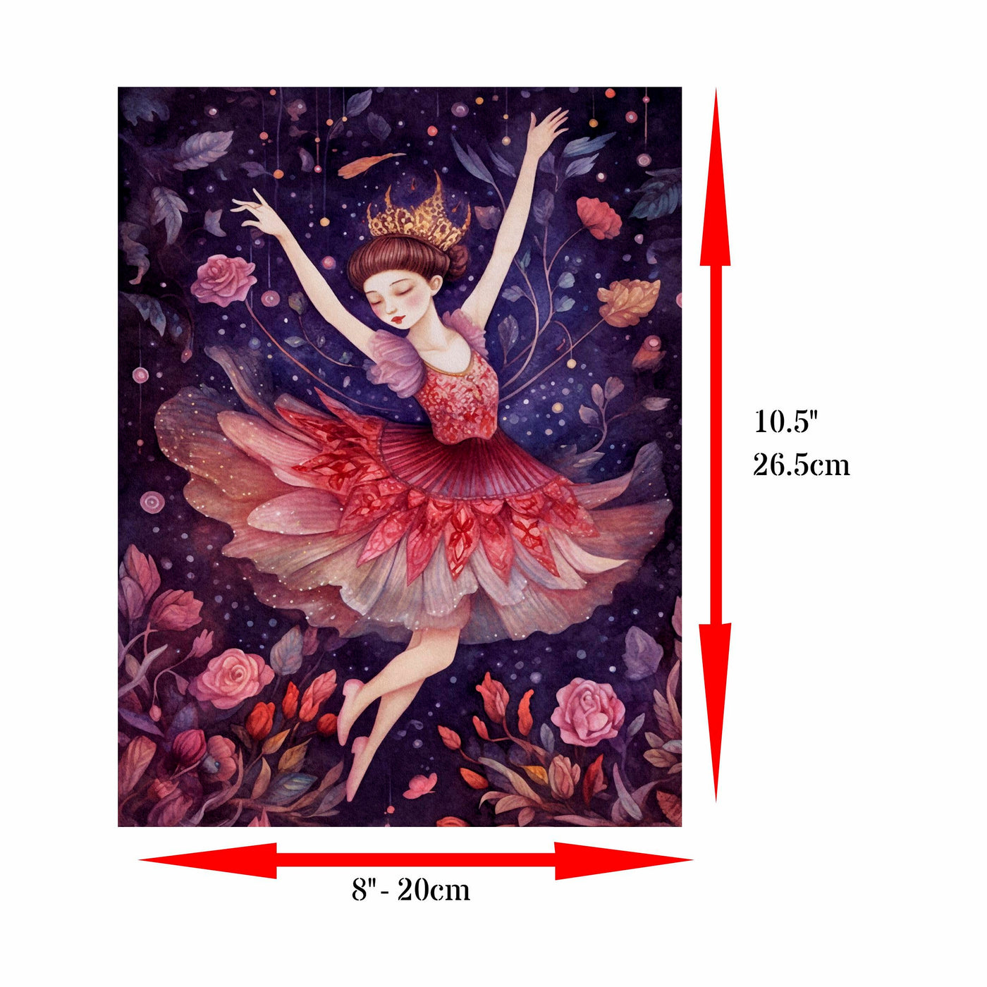 Decoupage Rice Paper, 20 x 26.5cm (6 Sheets) – 6x Decoupage Ballet Papers for Collage, Mixed Media, Card Making & Crafts, Decoupage by CRAFT KREATIVELY