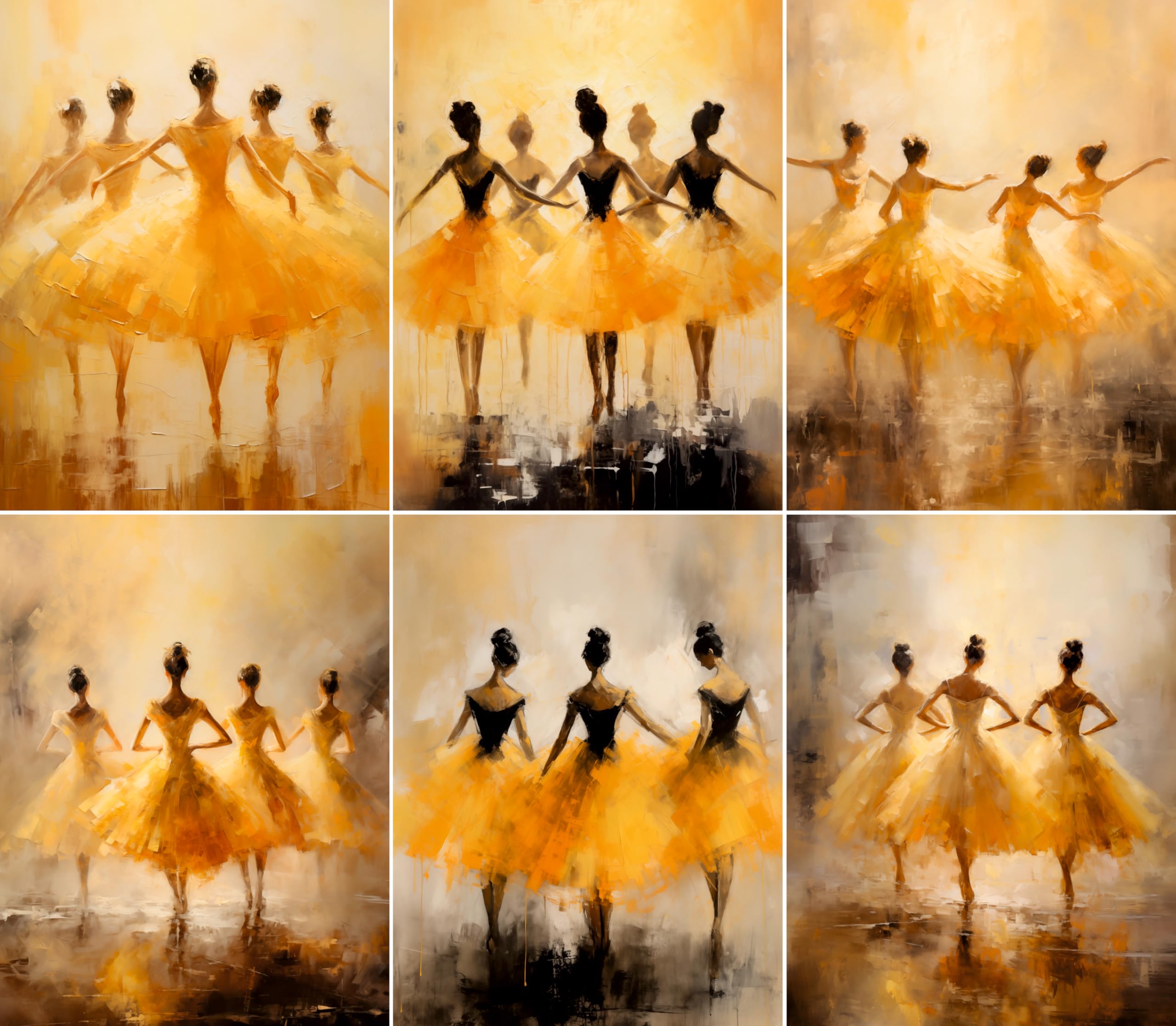 Decoupage Rice Paper, 20 x 26.5cm (6 Sheets) – 6x Decoupage Ballet Papers for Collage, Mixed Media, Card Making & Crafts, Decoupage by CRAFT KREATIVELY