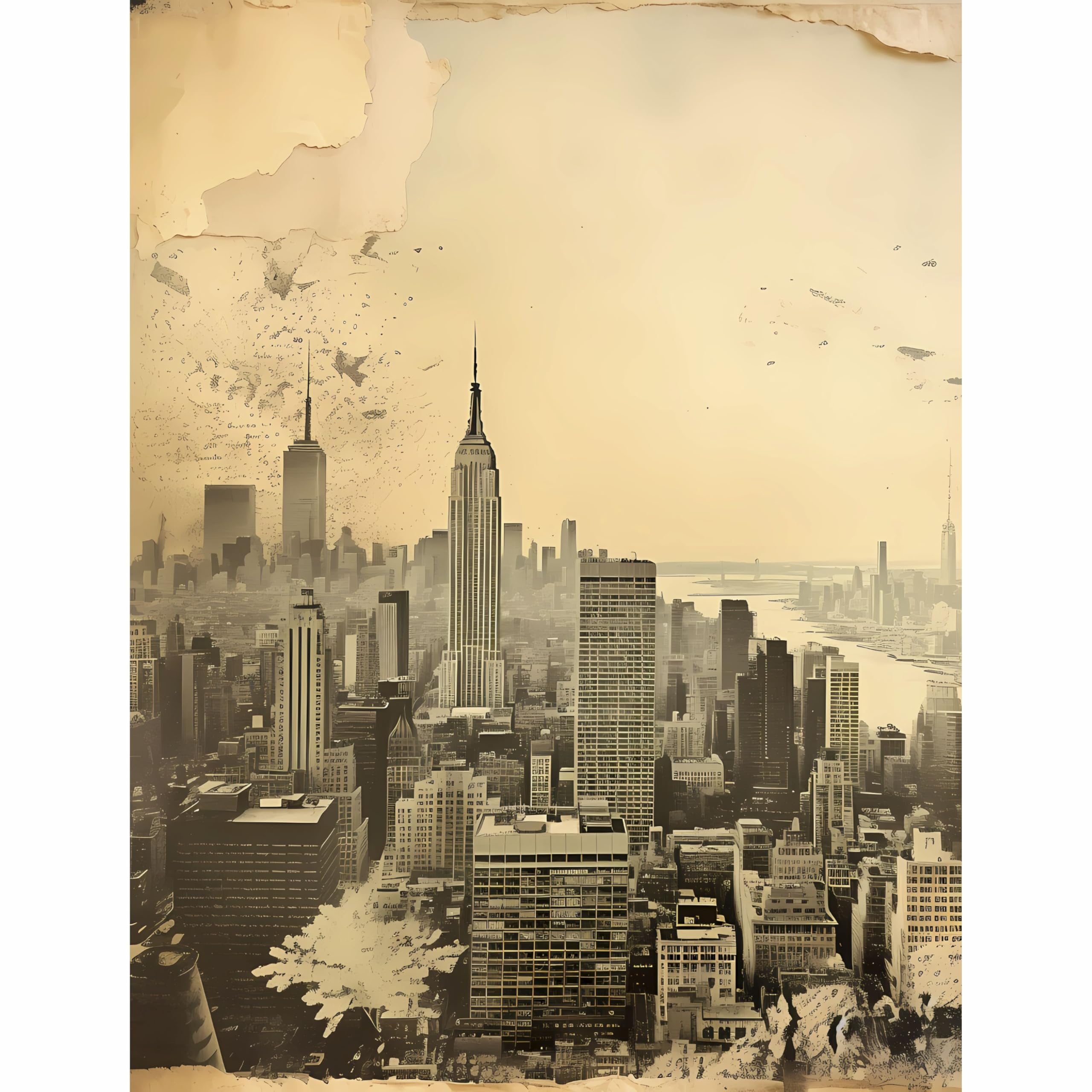 Decoupage Rice Paper, 20 x 26.5cm(6 Sheets) – 6x Decoupage Papers for Collage, Mixed Media, Card Making & Crafts, Decoupage by CRAFT KREATIVELY
