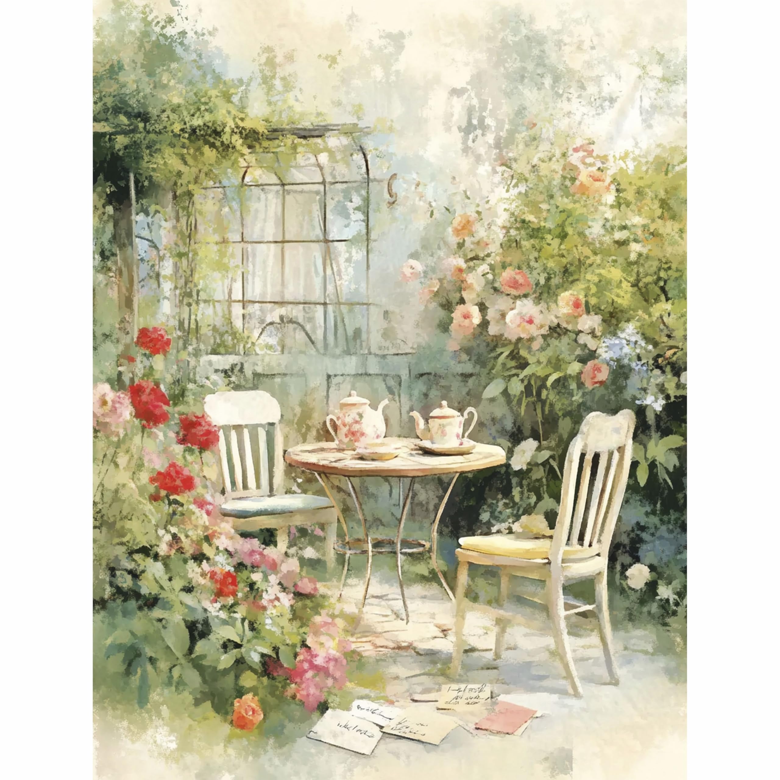 Decoupage Rice Paper, 20 x 26.5cm(6 Sheets) – 6x Decoupage Papers for Collage, Mixed Media, Card Making & Crafts, Decoupage by CRAFT KREATIVELY