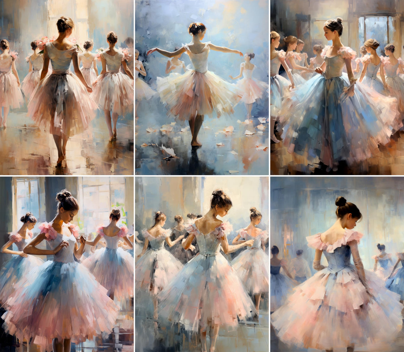 Decoupage Rice Paper, 20 x 26.5cm (6 Sheets) – 6x Decoupage Ballet Papers for Collage, Mixed Media, Card Making & Crafts, Decoupage by CRAFT KREATIVELY