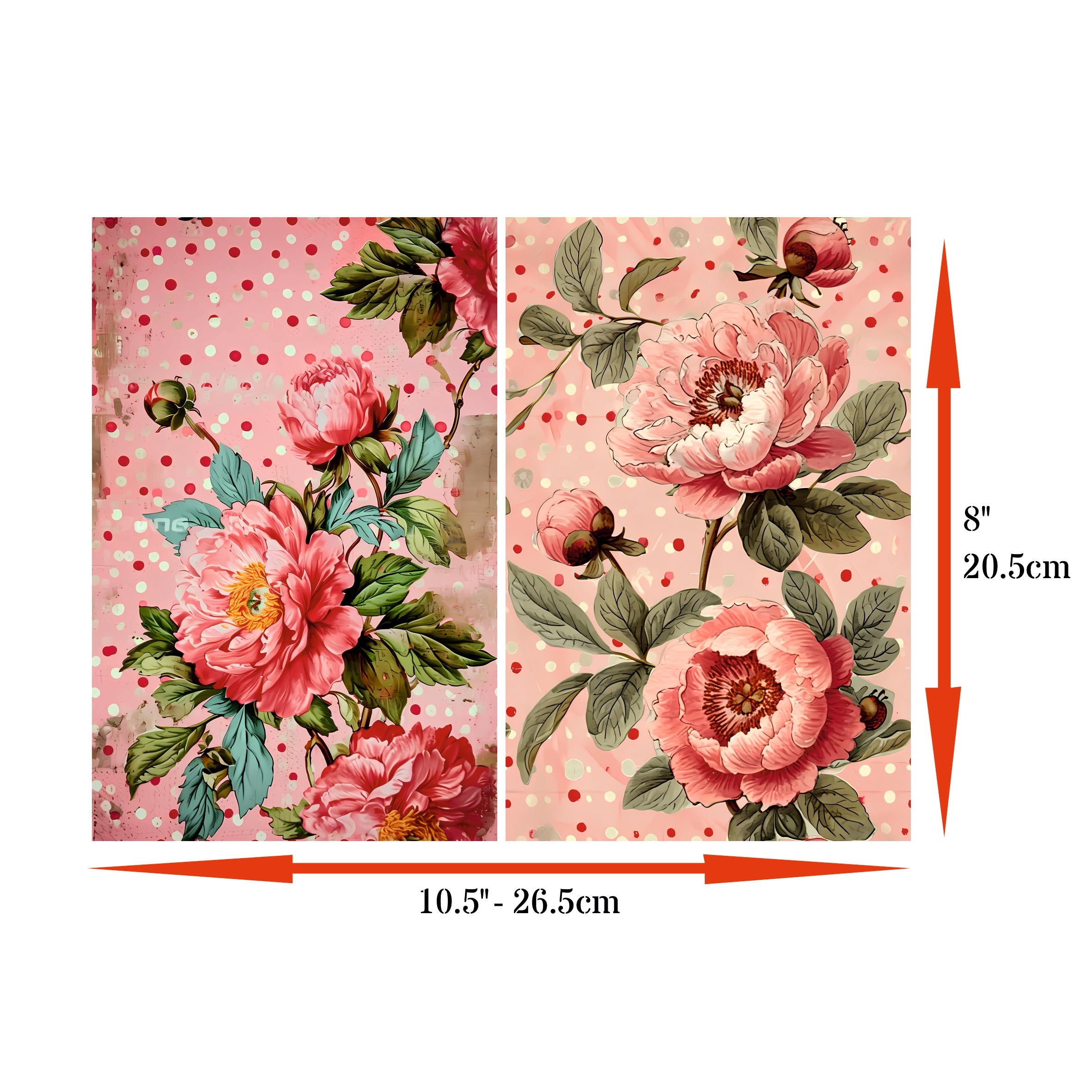 Decoupage Rice Papers - 6 Pieces | 6 Unique Designs | Versatile Decoupage Designs for Art Projects & Crafting by CRAFT KREATIVELY