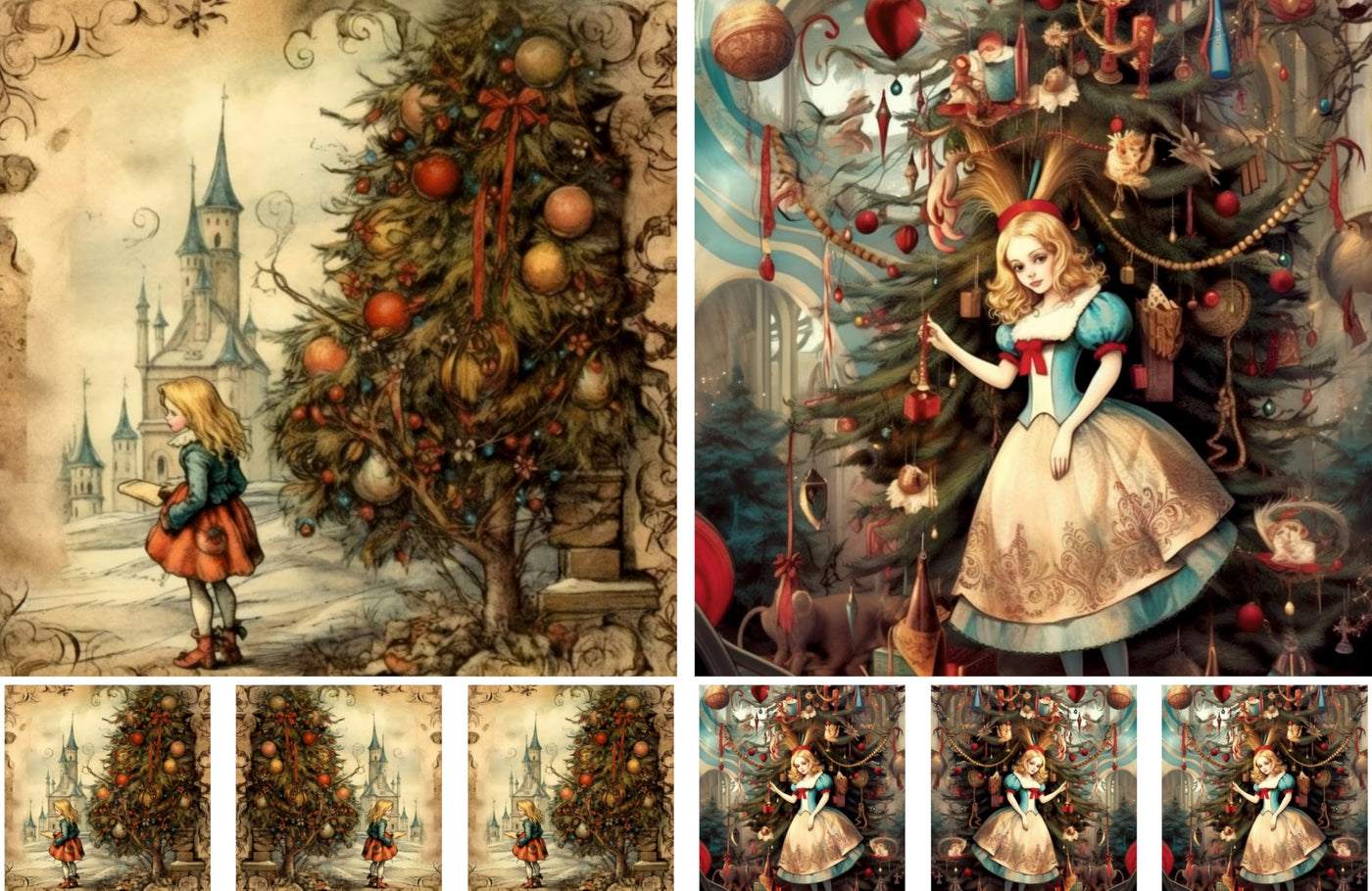 Decoupage Rice Papers - 4 Sheets | 32 Pieces | 8 Unique Designs | Versatile Designs for Art Projects & Crafting by CRAFT KREATIVELY
