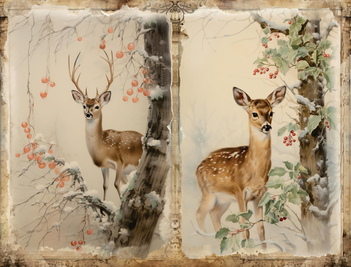 Decoupage Rice Papers - 6 Pieces | 12 Unique Designs | Versatile Decoupage Designs for Art Projects & Crafting by CRAFT KREATIVELY