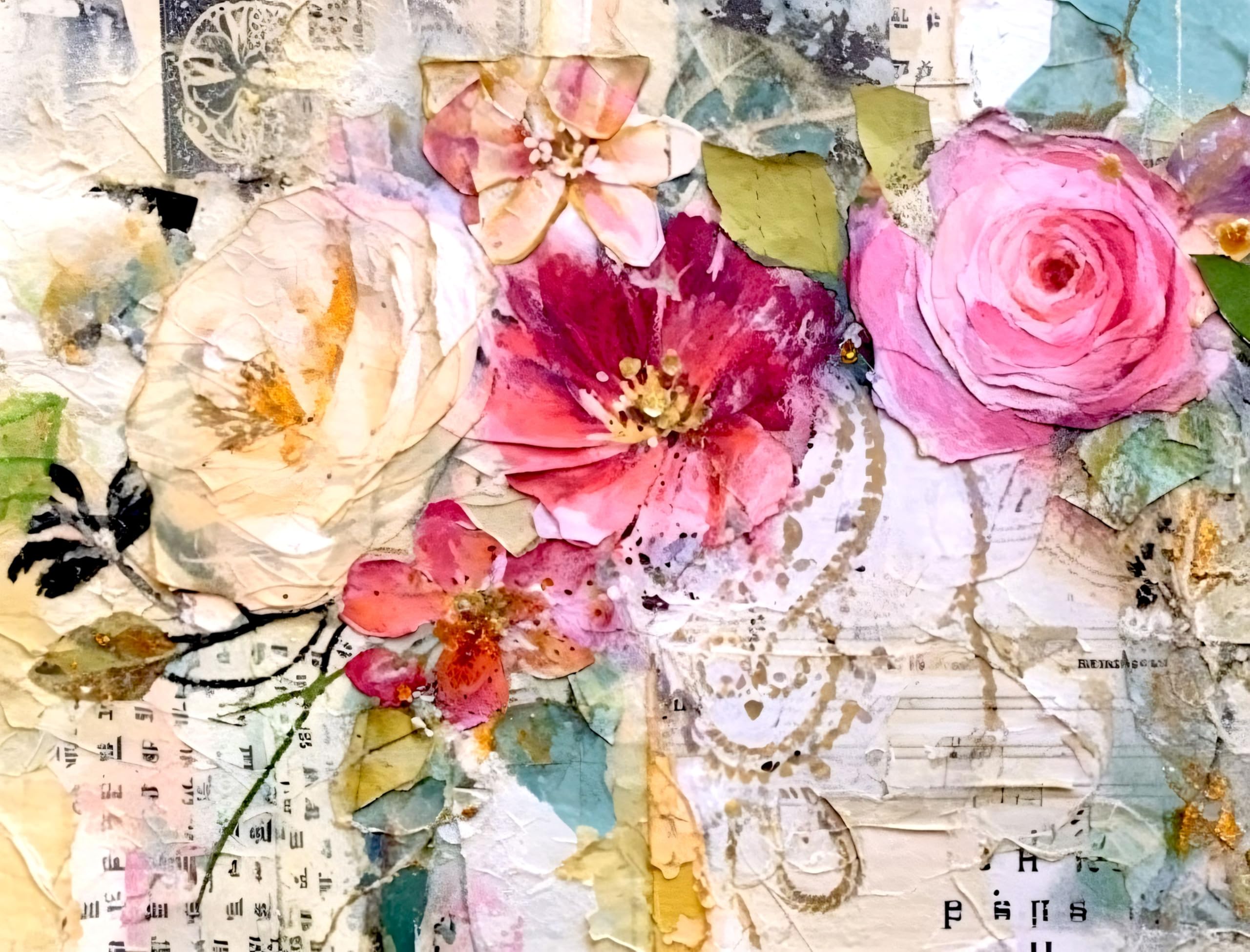 Decoupage Rice Papers - 6 Pieces | 6 Unique Designs | Versatile Decoupage Designs for Art Projects & Crafting by CRAFT KREATIVELY