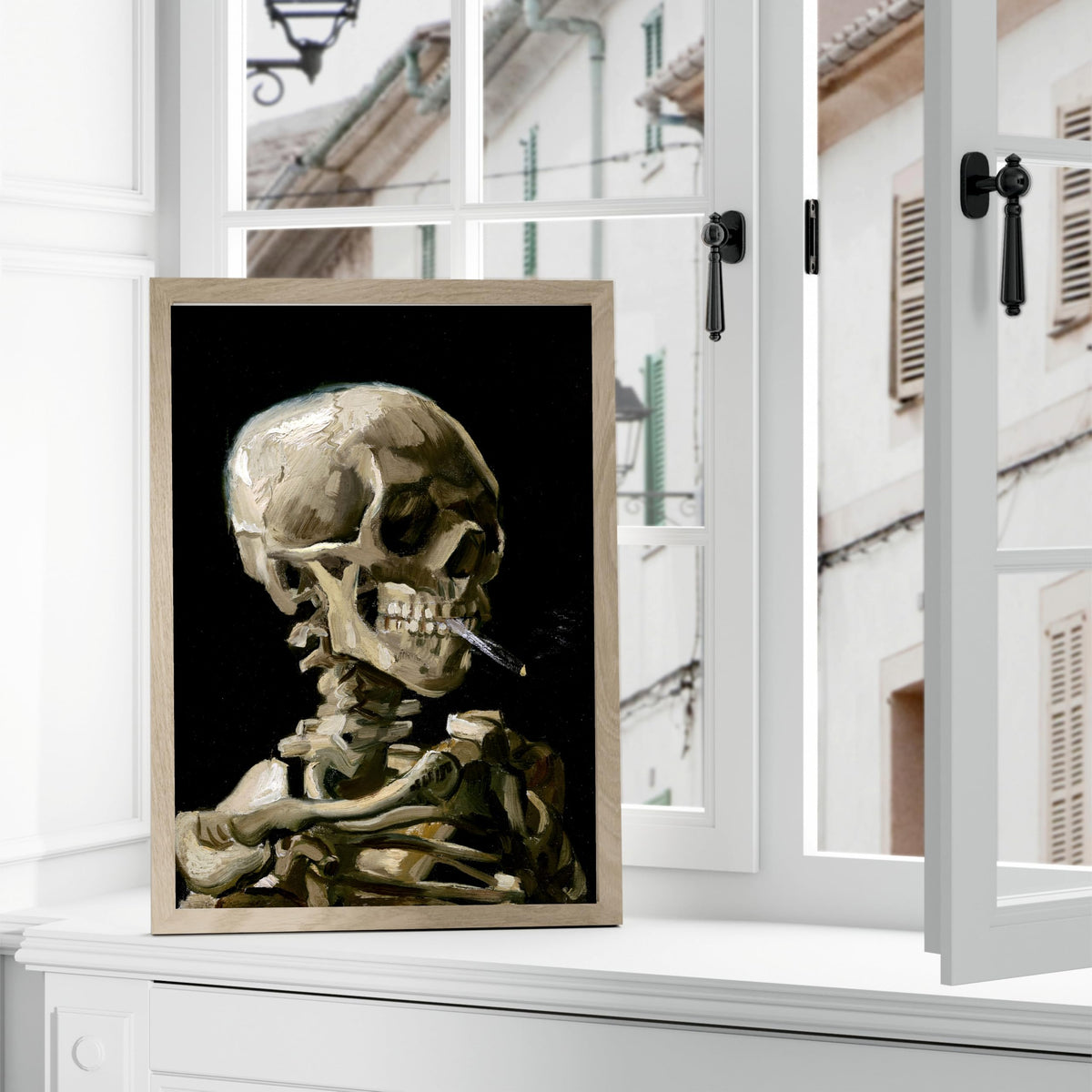 Smokng Skeleton Rice Papers, 29 x 40.3cm – Decoupage Paper Design for Collage, Mixed Media, Card Making & Crafts, Decoupage by CRAFT KREATIVELY