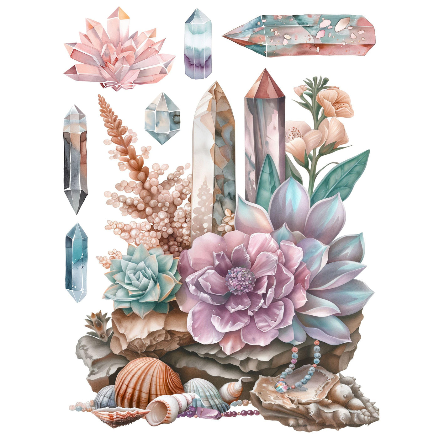 Bits n Pieces Decoupage Rice Paper, 8 x 10.5 inch - for Scrapbooking Cards Craft