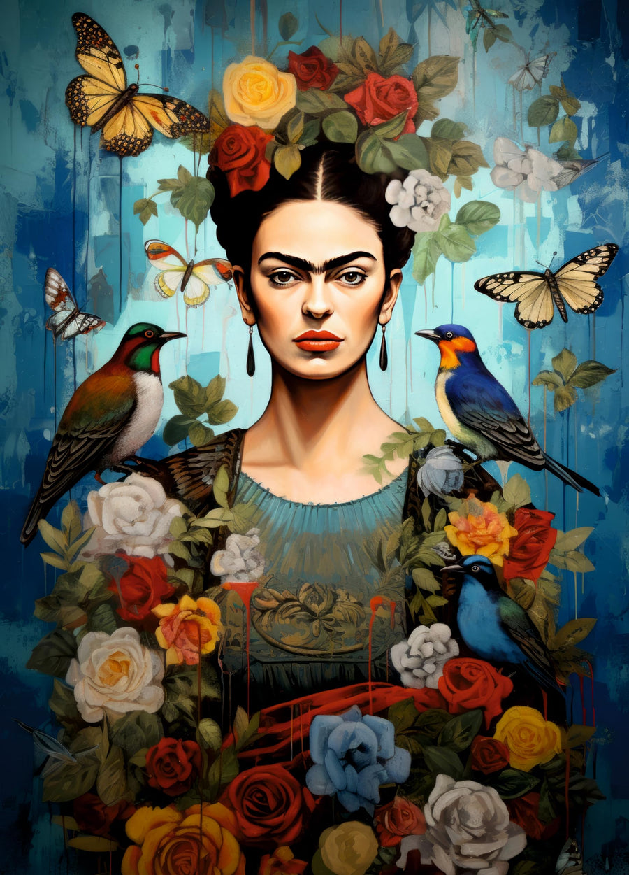 Frida Kahlo Rice Papers – Decoupage Paper Design for Furniture, Mixed Media, Cards & Crafts, Decoupage by CRAFT KREATIVELY