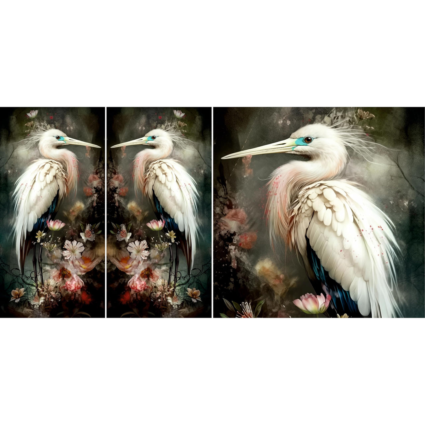 Decoupage Rice Paper, 29 x 29cm (2 sheets) - 3x images for Furniture Poster Craft Decoupage by CRAFT KREATIVELY