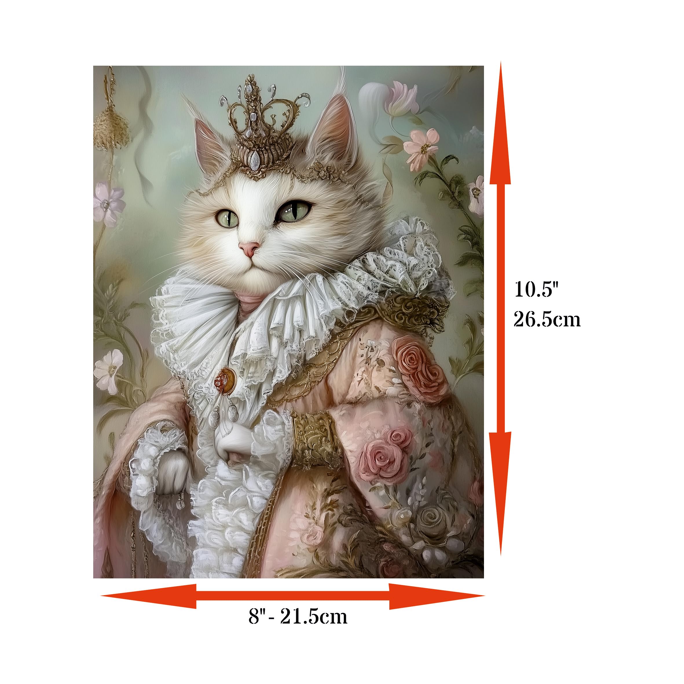 Decoupage Rice Papers - 6 Pieces | 6 Unique Designs | Versatile Decoupage Designs for Art Projects & Crafting by CRAFT KREATIVELY (Regal)