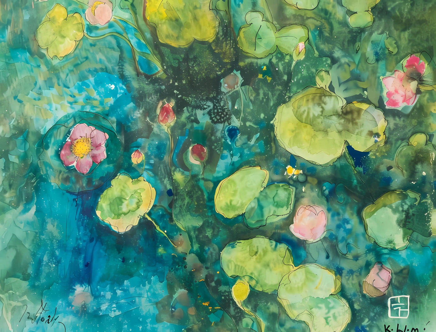 Abstract Flora Rice Papers – Decoupage Paper 6x Designs for Collage, Mixed Media, Card Making & Crafts, Decoupage by CRAFT KREATIVELY