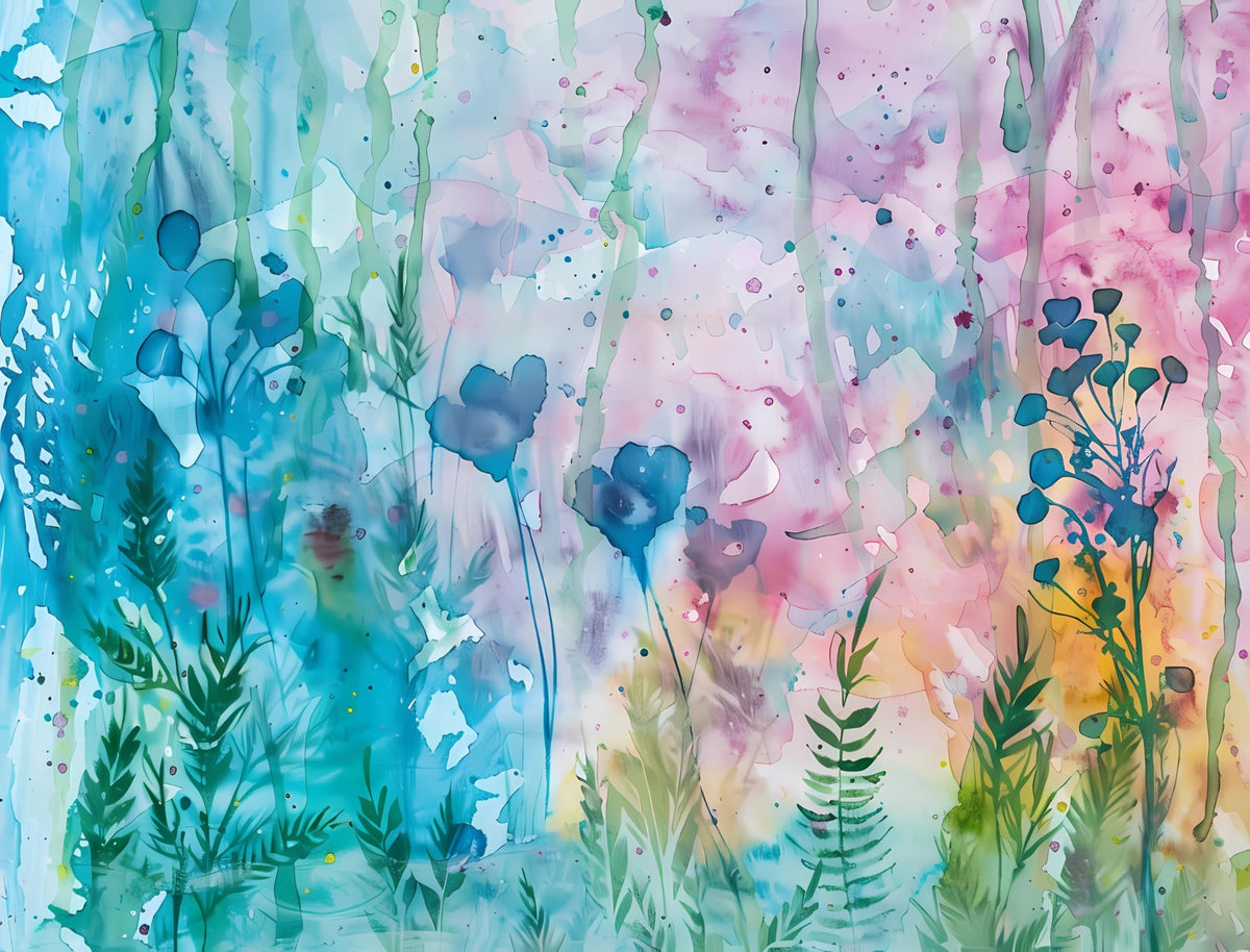 Abstract Flora Rice Papers – Decoupage Paper 6x Designs for Collage, Mixed Media, Card Making & Crafts, Decoupage by CRAFT KREATIVELY