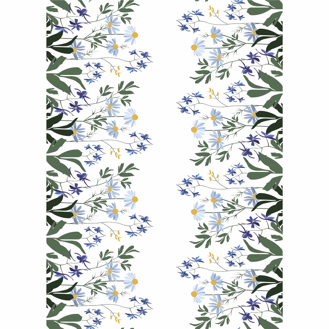 Blue Border Rice Paper, 29.21 x 40.64 cm - 3 sheets Printed Mulberry Paper Border Images 36gsm Visible Fibres to Decoupage Furniture Renovation Crafts