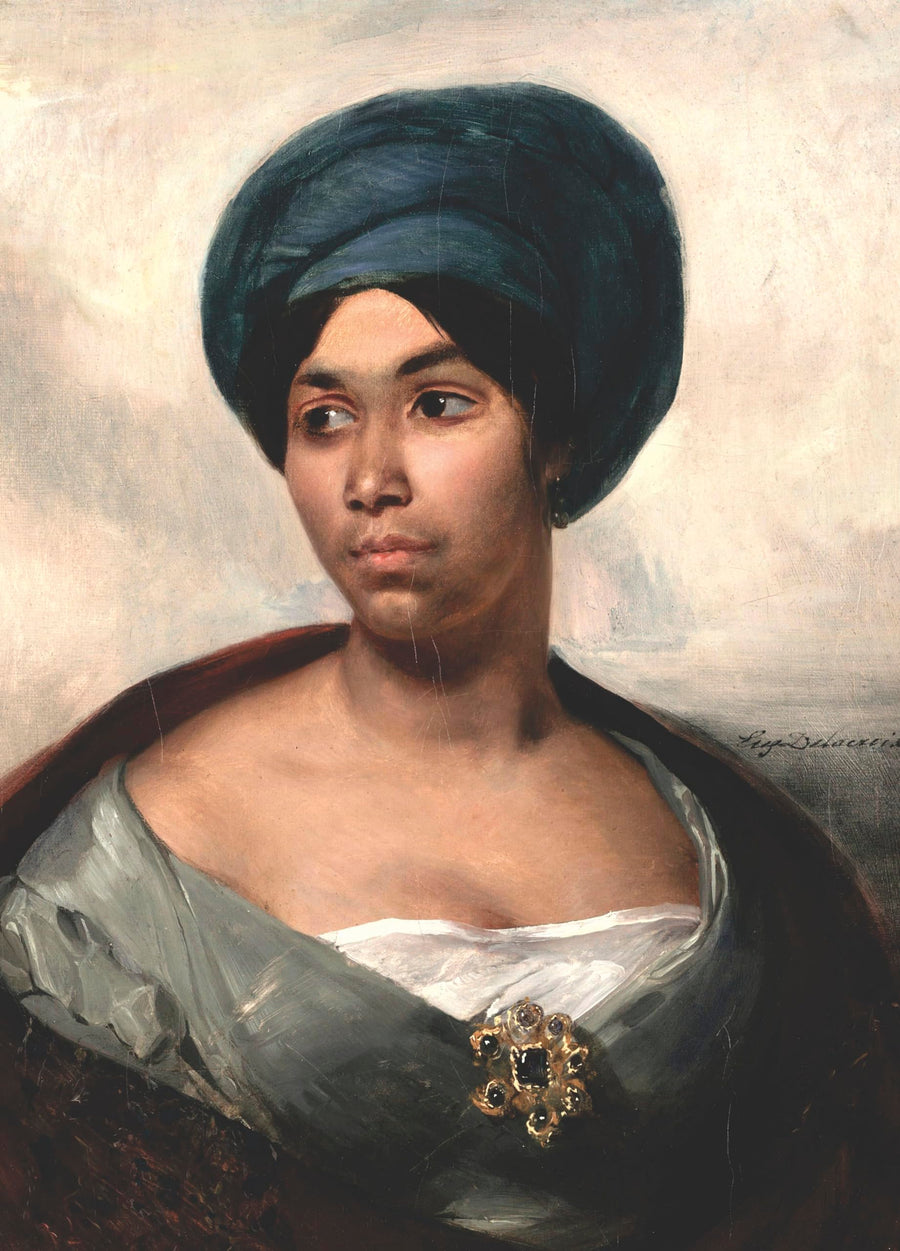 Antique African Portraits Rice Paper - Mulberry Paper for Decoupage Furniture Print Crafts