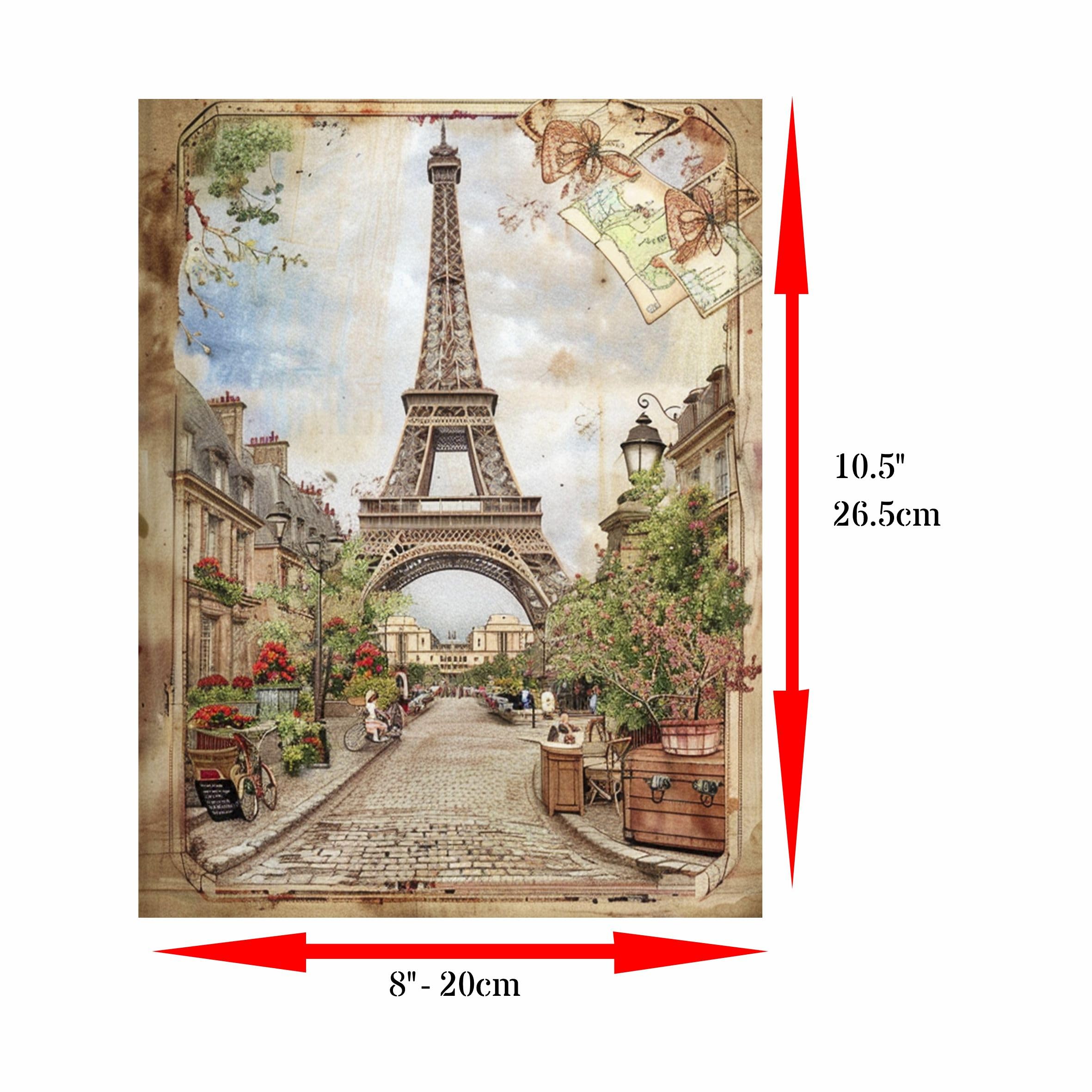 Decoupage Rice Paper, 20 x 26.5cm(6 Sheets) – 6x Decoupage Papers for Collage, Mixed Media, Card Making & Crafts, Decoupage by CRAFT KREATIVELY