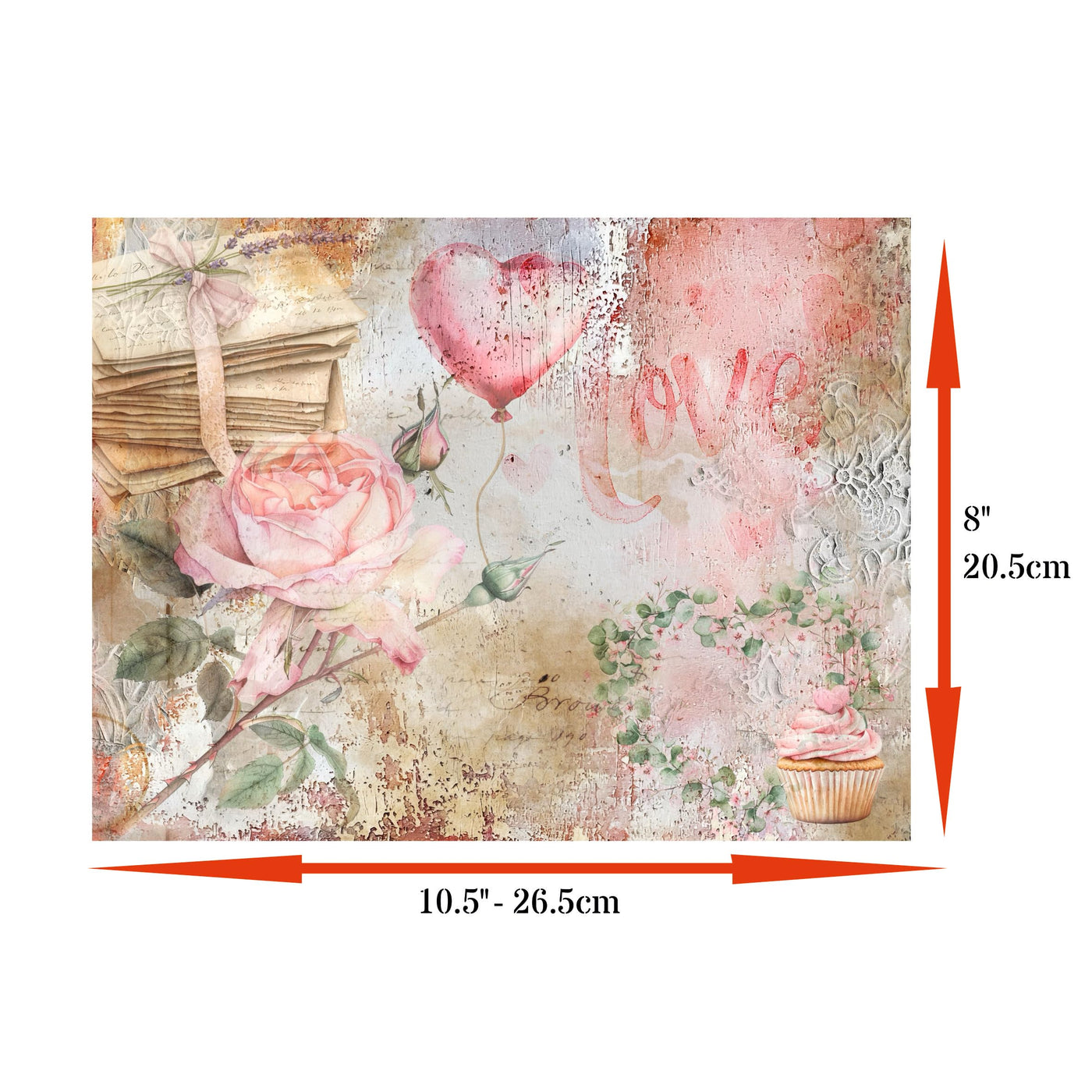 Decoupage Rice Papers - 6 Pieces | 6 Unique Designs | Versatile Decoupage Designs for Art Projects & Crafting by CRAFT KREATIVELY