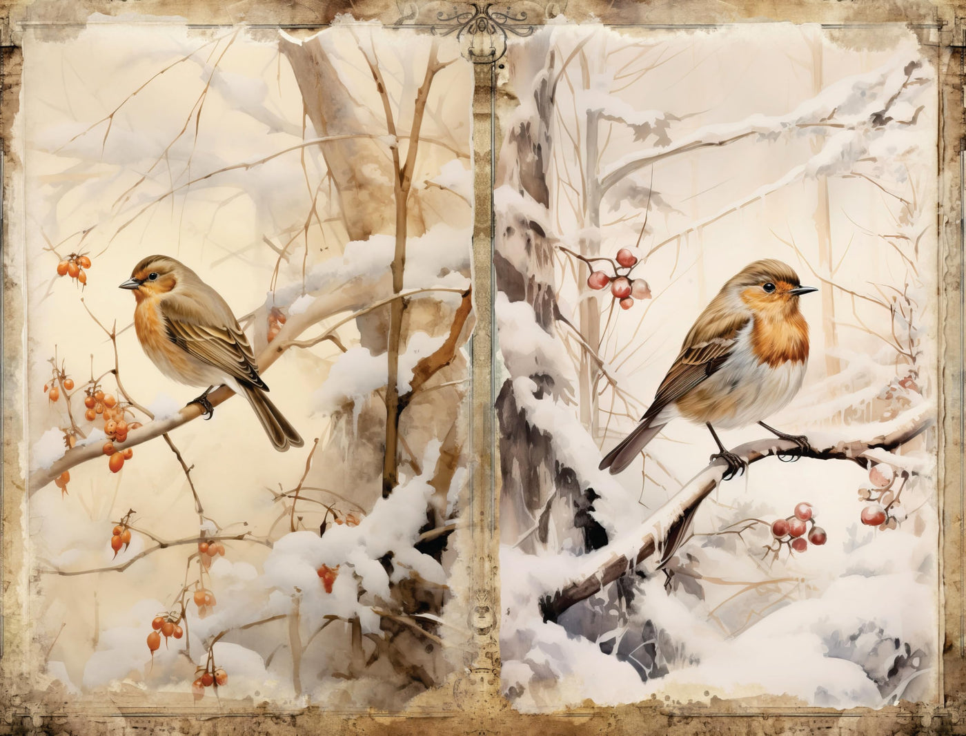 Decoupage Rice Papers - 6 Pieces | 12 Unique Designs | Versatile Decoupage Designs for Art Projects & Crafting by CRAFT KREATIVELY