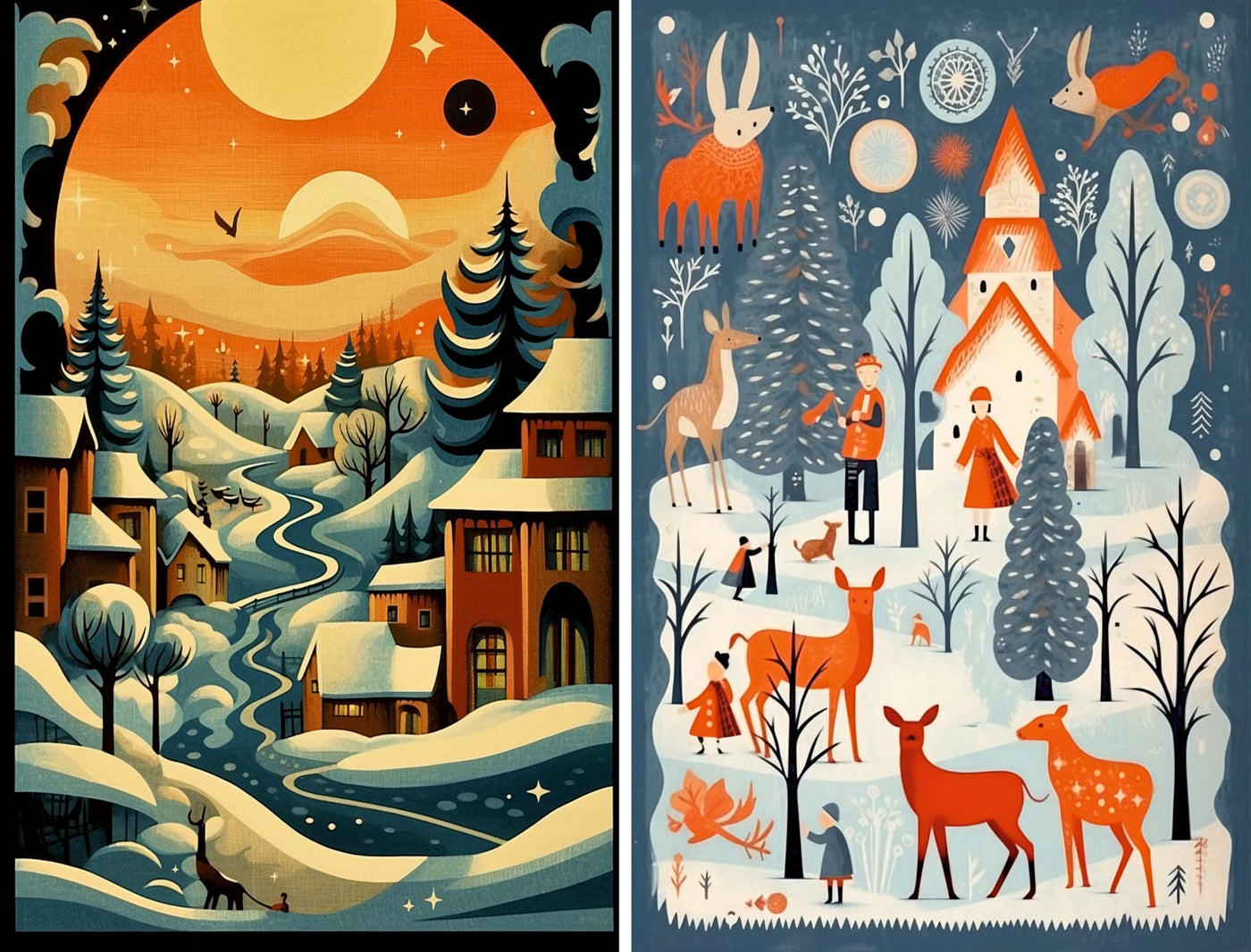 Decoupage Rice Papers - 6 Sheets | 6 Unique Designs | Versatile Christmas Designs for Art Projects & Crafting by CRAFT KREATIVELY