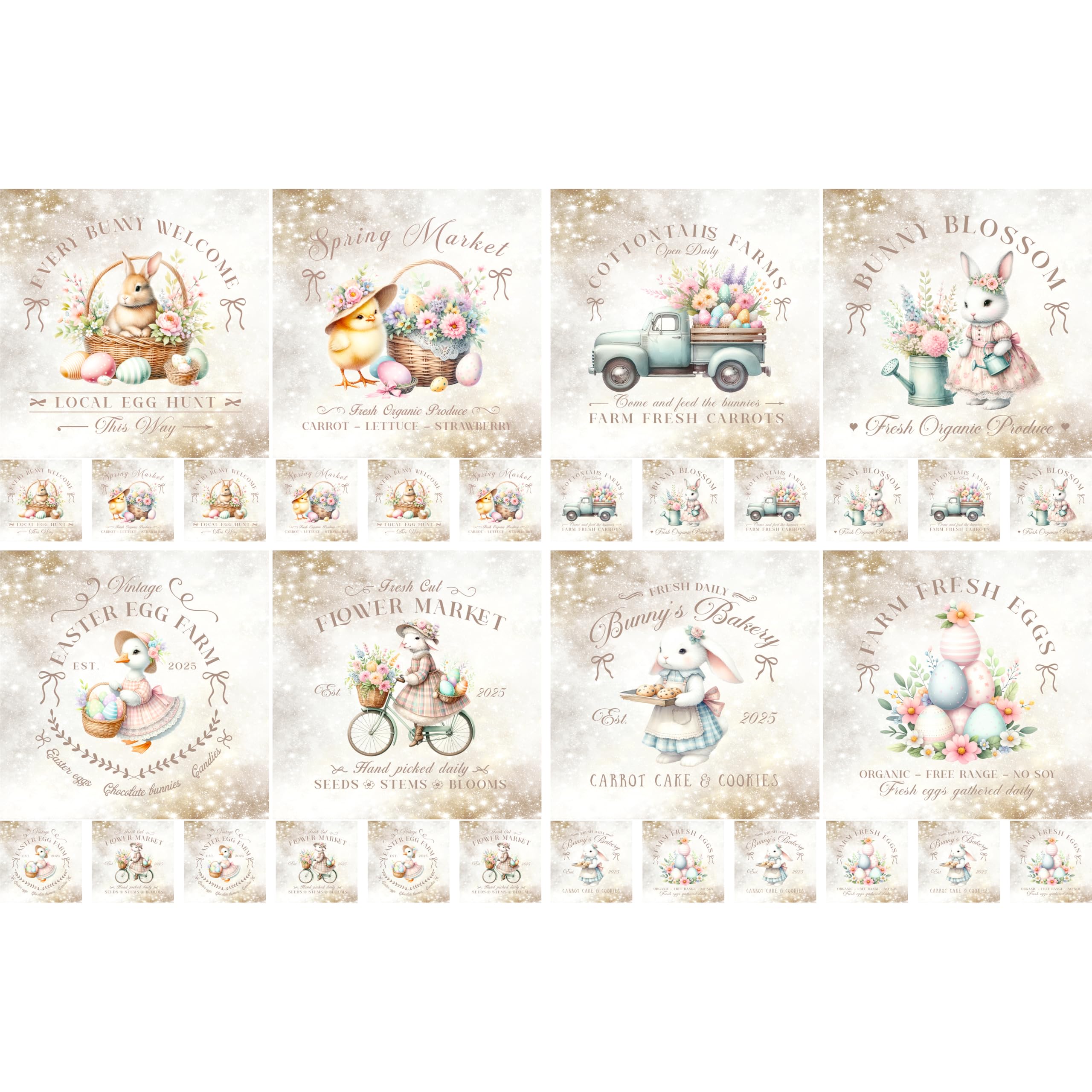Decoupage Rice Papers - 4 Pages | 8 Unique Designs | Versatile Christmas Designs for Art Projects & Crafting by CRAFT KREATIVELY