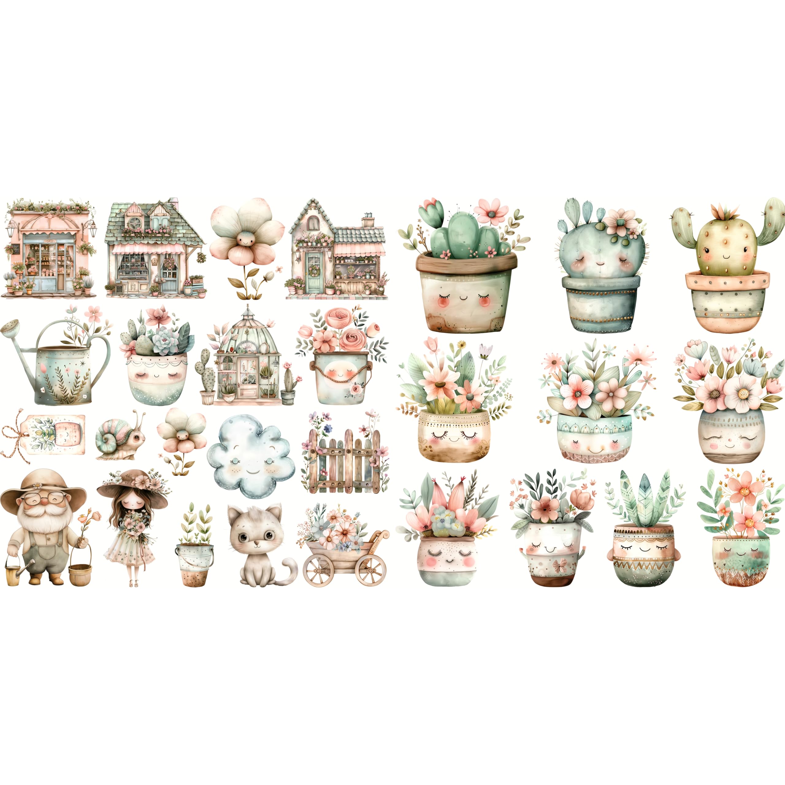 Decoupage Rice Paper (2 pc) - 24+ Decoupage 3 inch (7.6cm) Mini Designs for Collage, Card Making & Crafts, Decoupage by CRAFT KREATIVELY