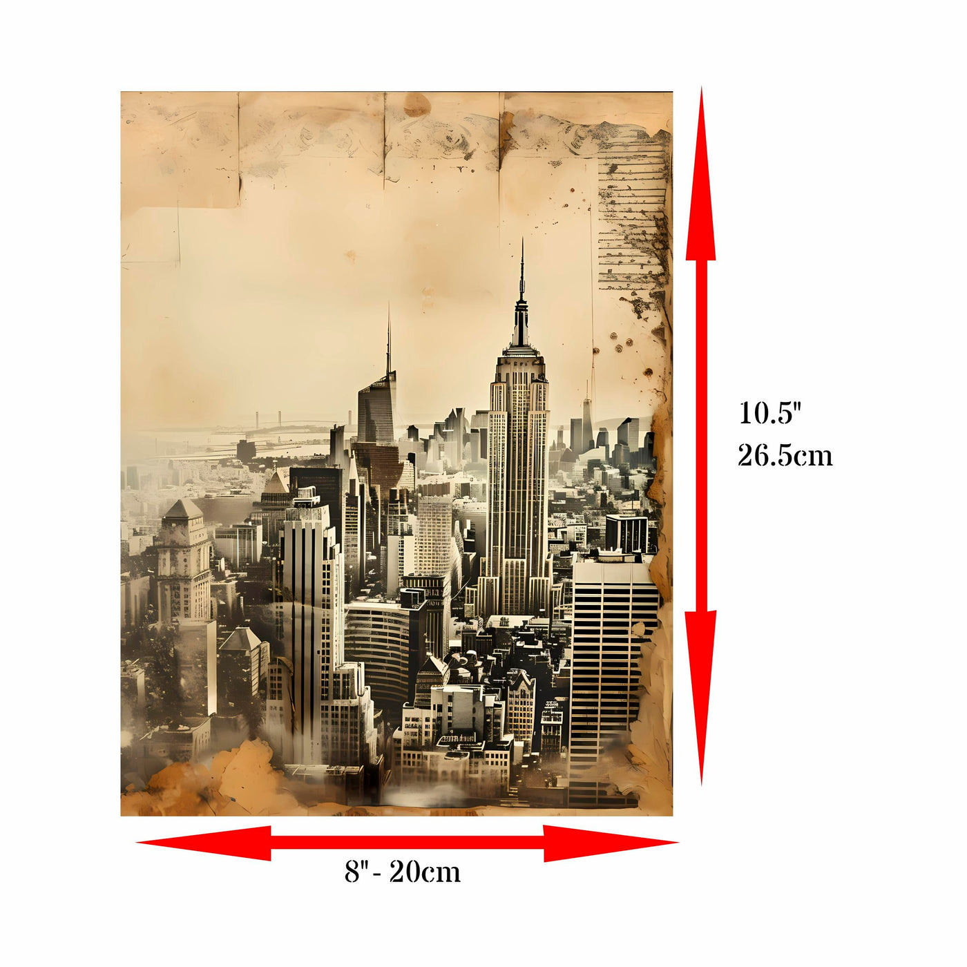 Decoupage Rice Paper, 20 x 26.5cm(6 Sheets) – 6x Decoupage Papers for Collage, Mixed Media, Card Making & Crafts, Decoupage by CRAFT KREATIVELY