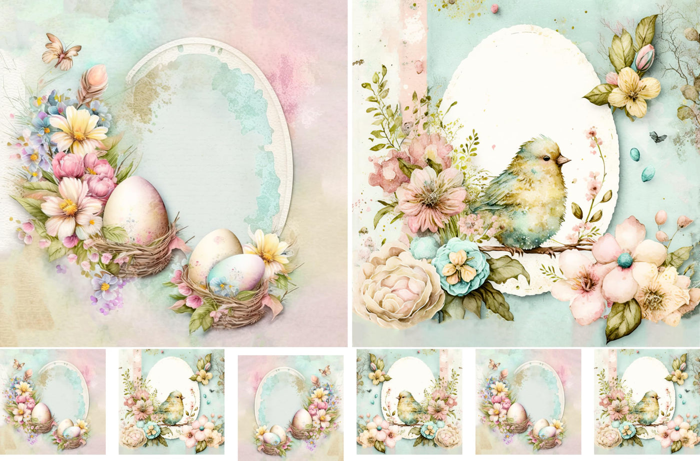Decoupage Rice Papers - 4 Pages | 8 Unique Designs | Versatile Christmas Designs for Art Projects & Crafting by CRAFT KREATIVELY