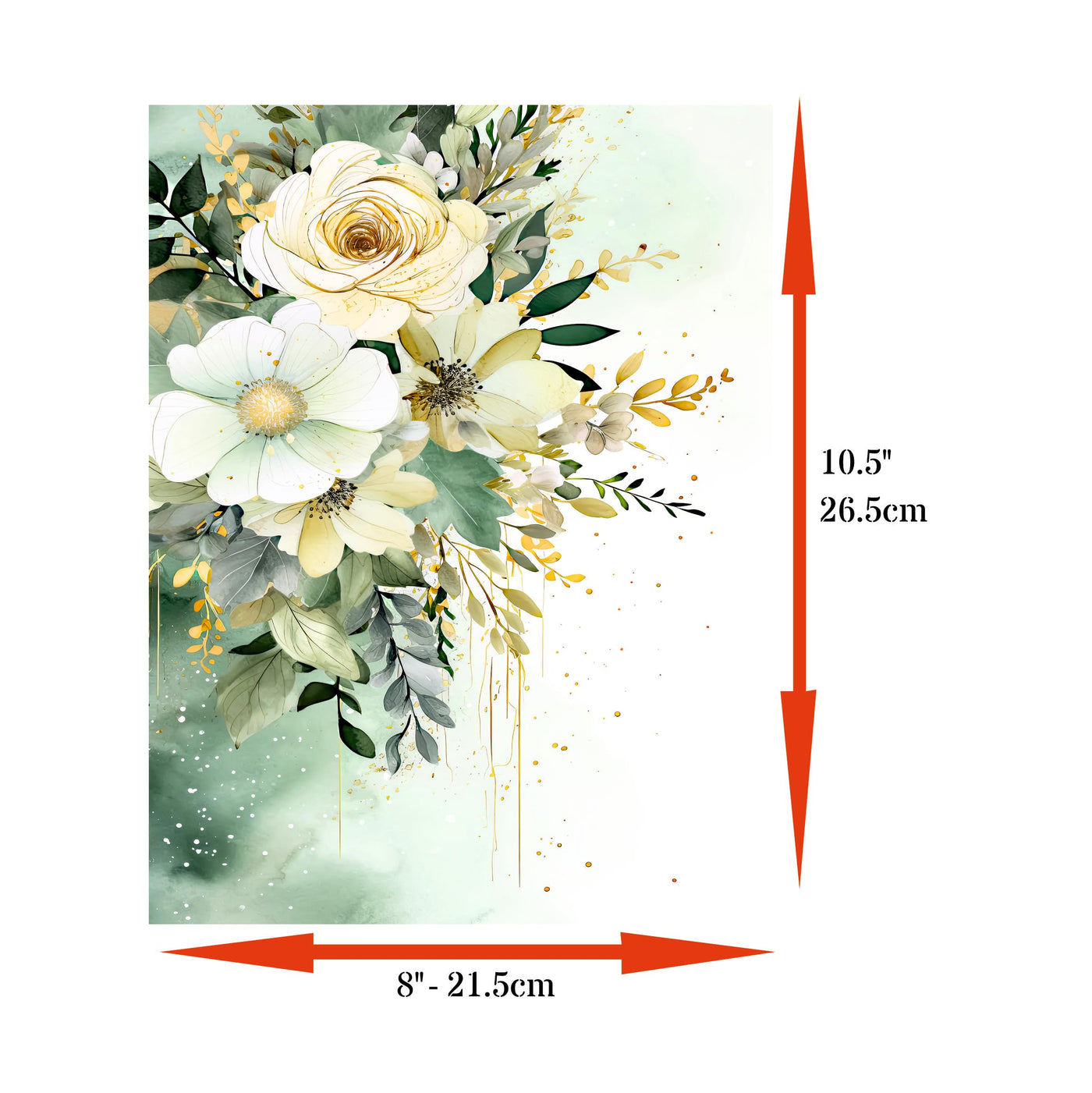 Decoupage Rice Papers - 6 Pieces | 6 Unique Designs | Versatile Decoupage Designs for Art Projects & Crafting by CRAFT KREATIVELY