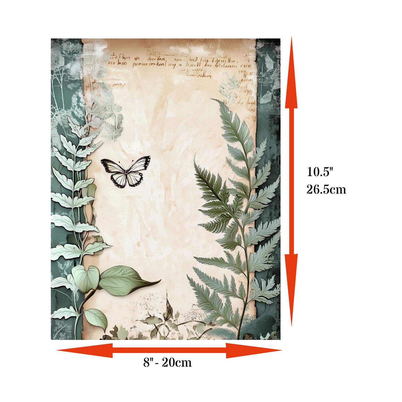 Botanical Rice Papers – Decoupage Paper Design for Furniture, Mixed Media, Cards & Crafts, Decoupage by CRAFT KREATIVELY