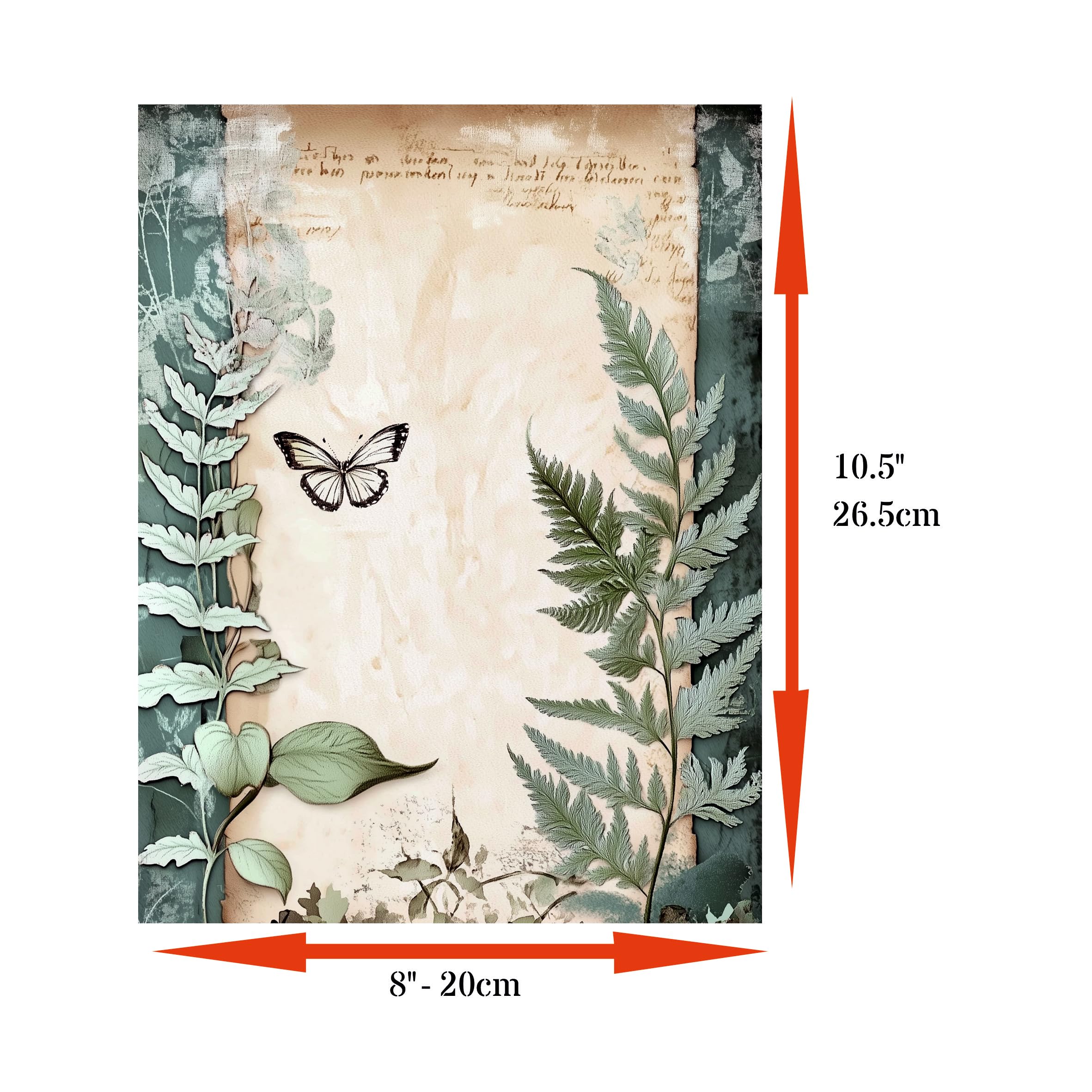 Botanical Rice Papers – Decoupage Paper Design for Furniture, Mixed Media, Cards & Crafts, Decoupage by CRAFT KREATIVELY