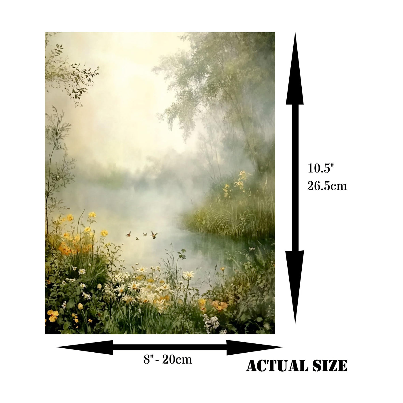 Decoupage Rice Paper, 20 x 26.5cm (6 Sheets) – 6x Decoupage Papers for Collage, Mixed Media, Card Making & Crafts, Decoupage by CRAFT KREATIVELY