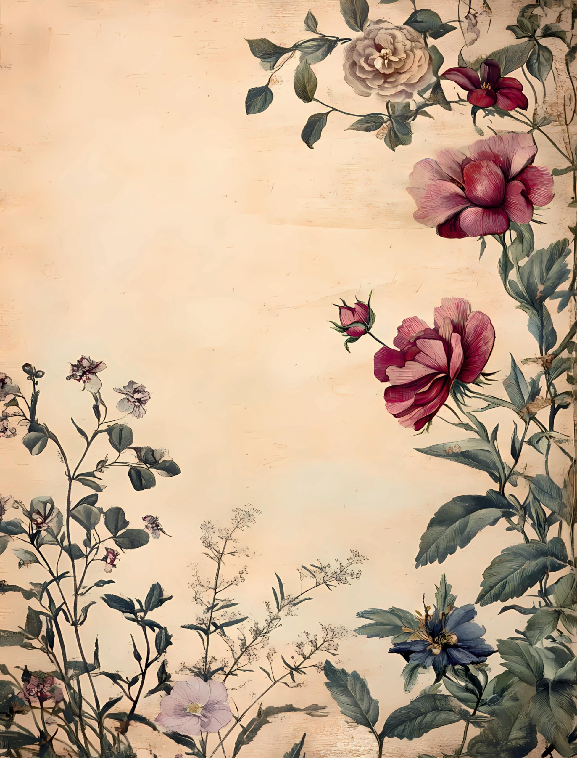 Decoupage Rice Paper, 20 x 26.5cm(6 Sheets) – 6x Decoupage Papers for Collage, Mixed Media, Card Making & Crafts, Decoupage by CRAFT KREATIVELY