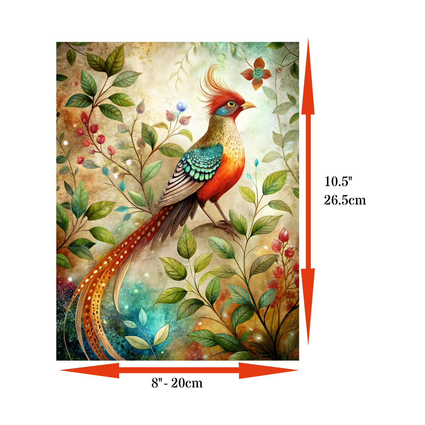 Decoupage Rice Papers - 6 Pieces | 6 Unique Designs | Versatile Decoupage Designs for Art Projects & Crafting by CRAFT KREATIVELY