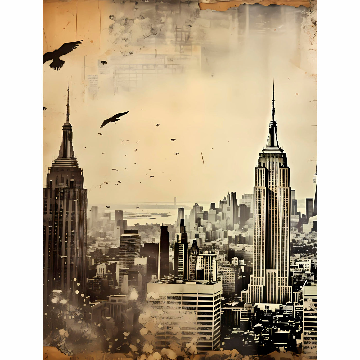 Decoupage Rice Paper, 20 x 26.5cm(6 Sheets) – 6x Decoupage Papers for Collage, Mixed Media, Card Making & Crafts, Decoupage by CRAFT KREATIVELY