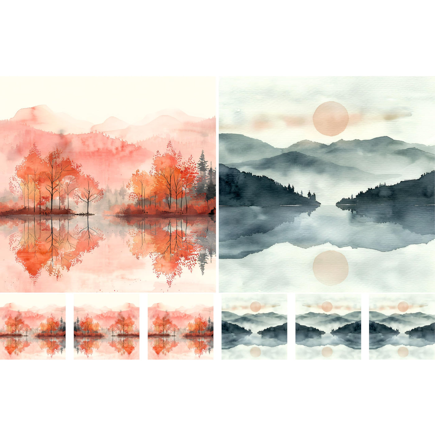 Decoupage Rice Paper, 8 x 10.5” (A4) – 9 Pages – 18 Coordinated Designs – Premium 30gsm Craft Paper for Furniture, Scrapbooking & DIY Décor by Craft Kreatively