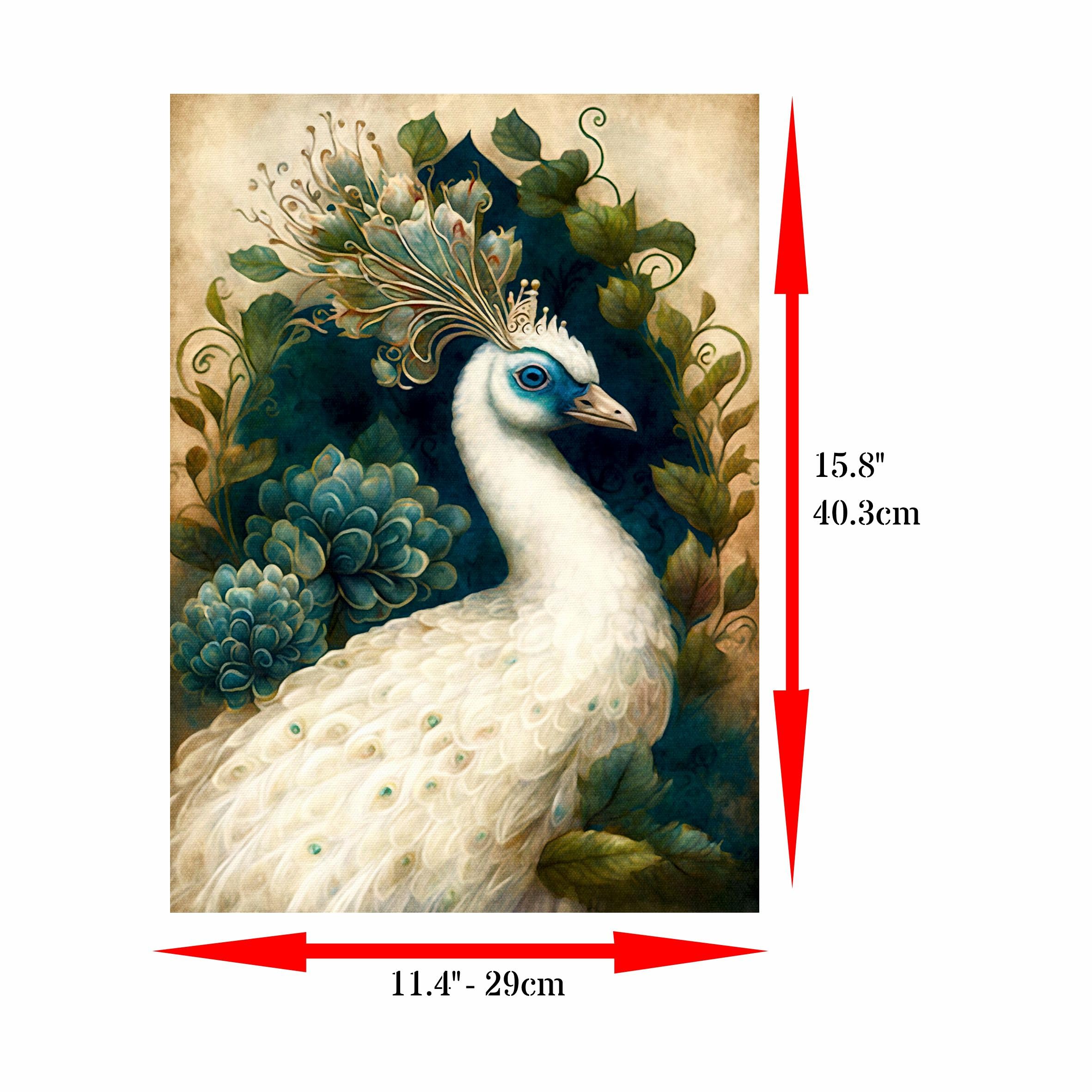 Decoupage Rice Paper (2 pc) - Pairs for Decoupage, Posters, Furniture, and Craft Projects by CRAFT KREATIVELY