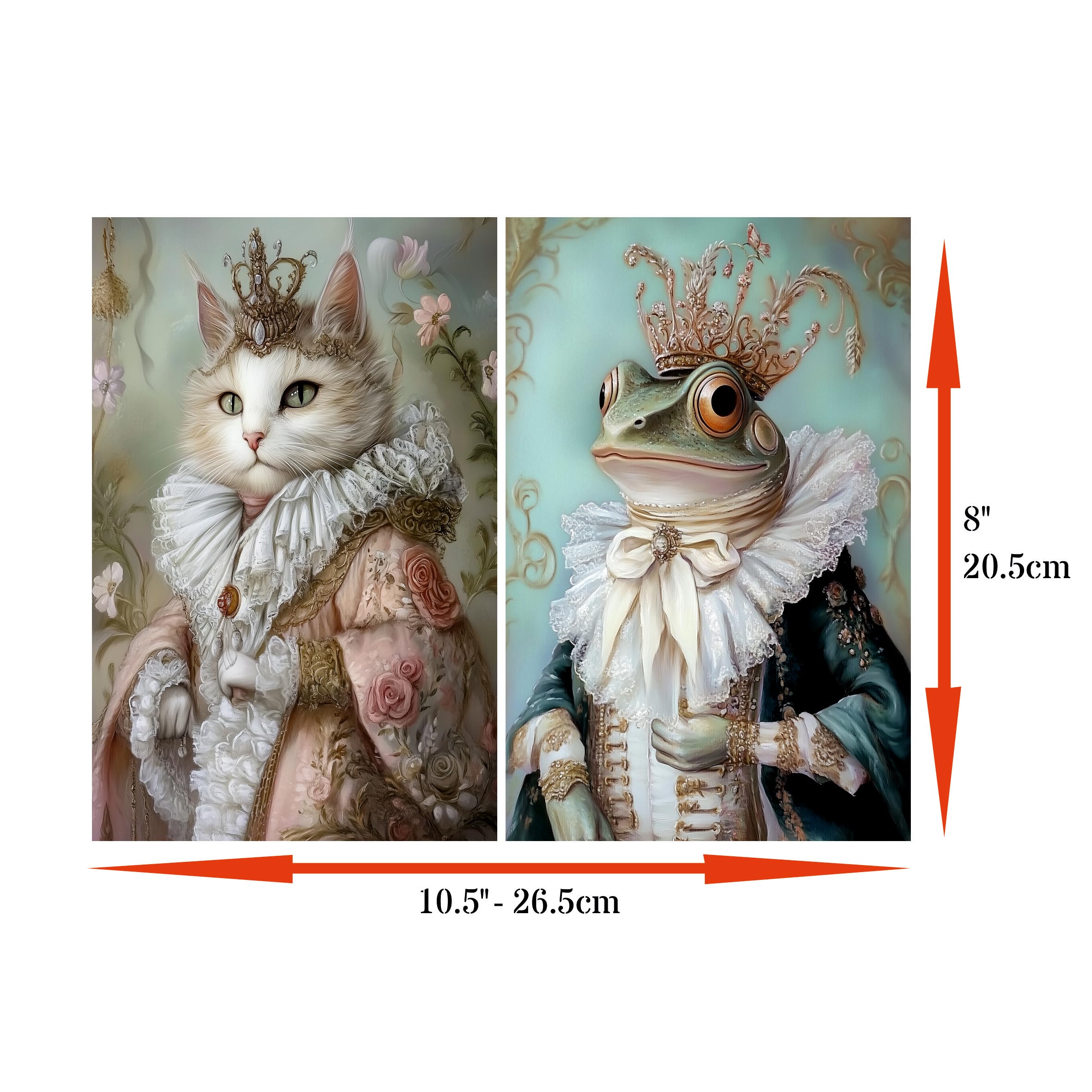 Decoupage Rice Papers - 6 Pieces | 6 Unique Designs | Versatile Decoupage Designs for Art Projects & Crafting by CRAFT KREATIVELY