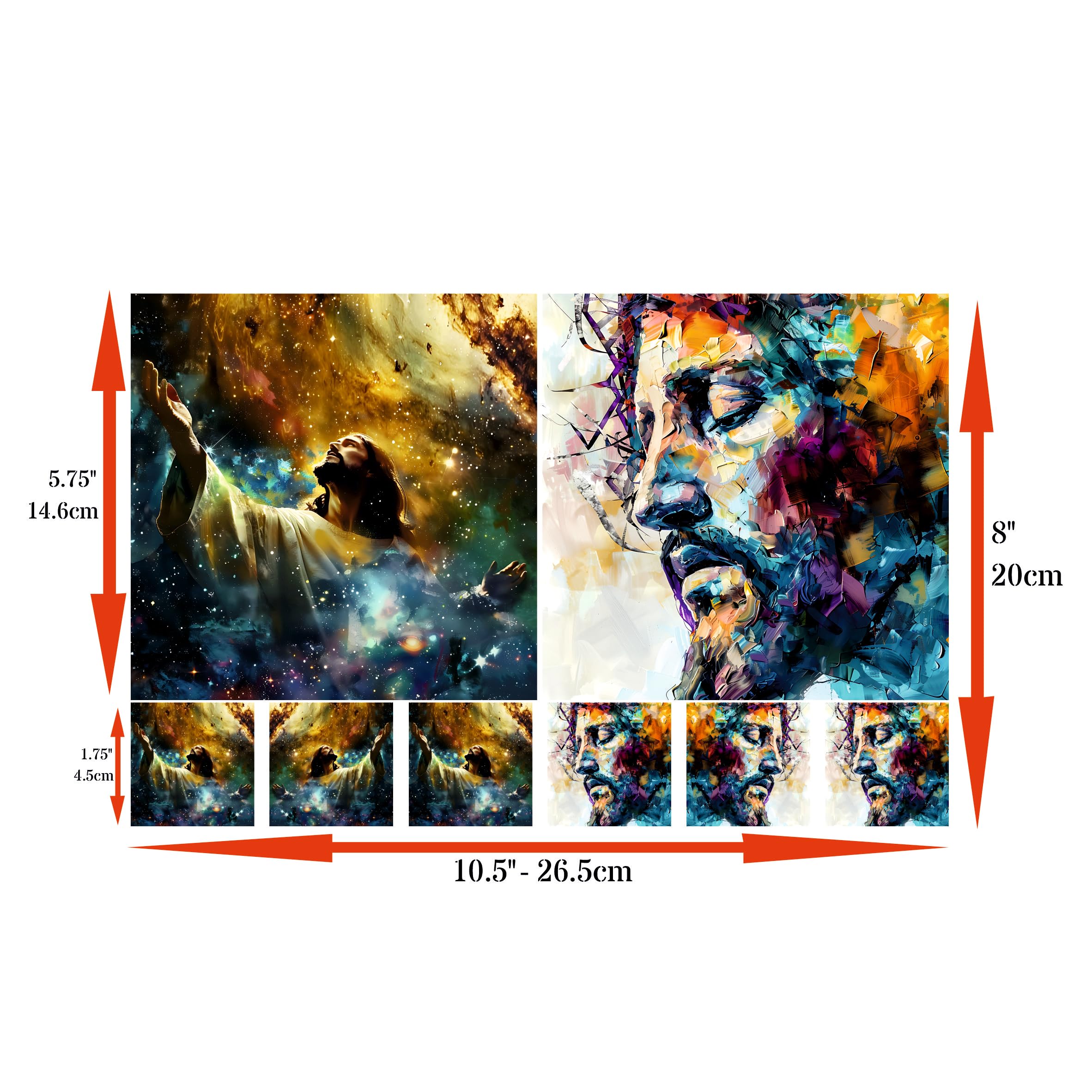 Christian Rice Papers – Decoupage Paper Design for Furniture, Mixed Media, Cards & Crafts, Decoupage by CRAFT KREATIVELY