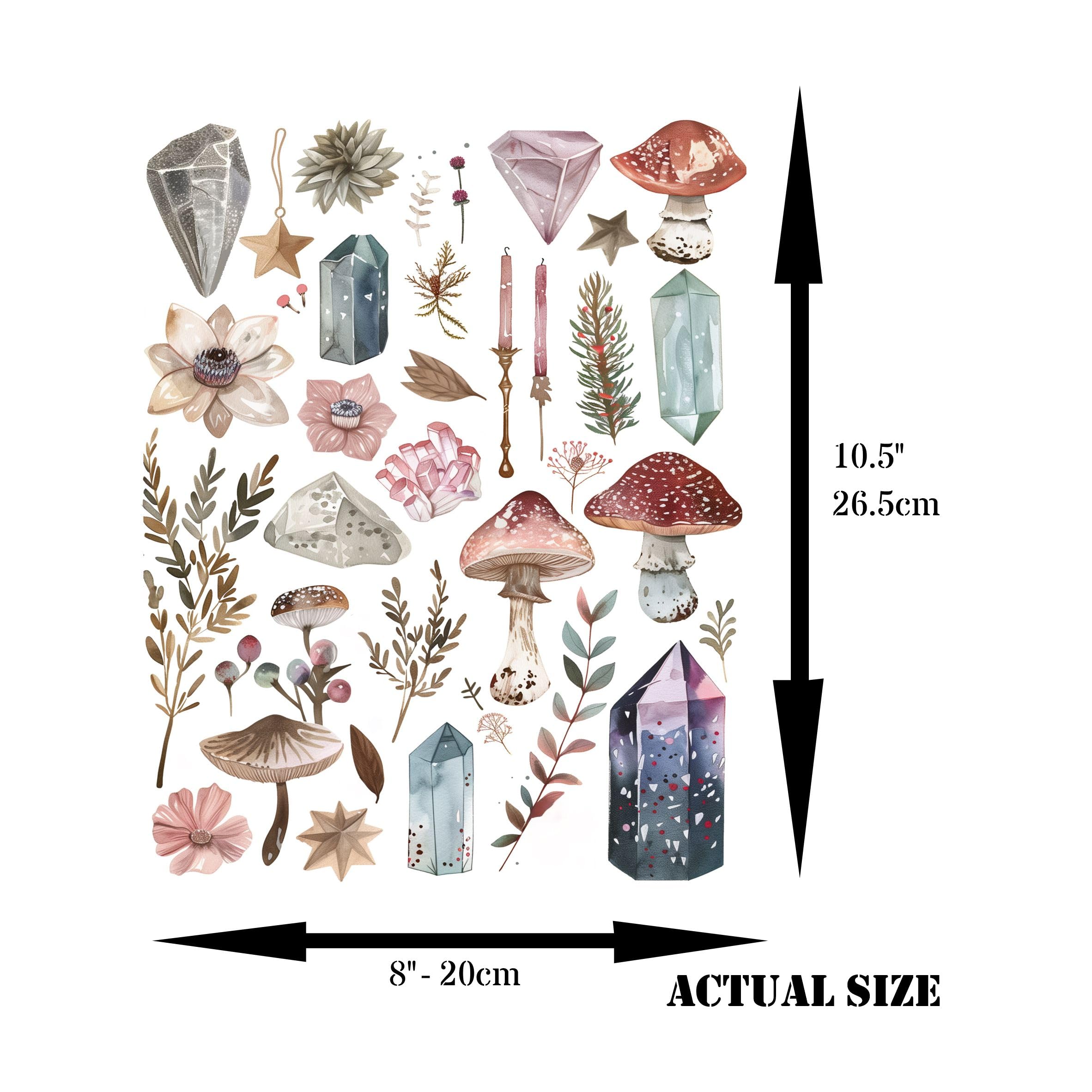 Bits n Pieces Decoupage Rice Paper, 8 x 10.5 inch - for Scrapbooking Cards Craft