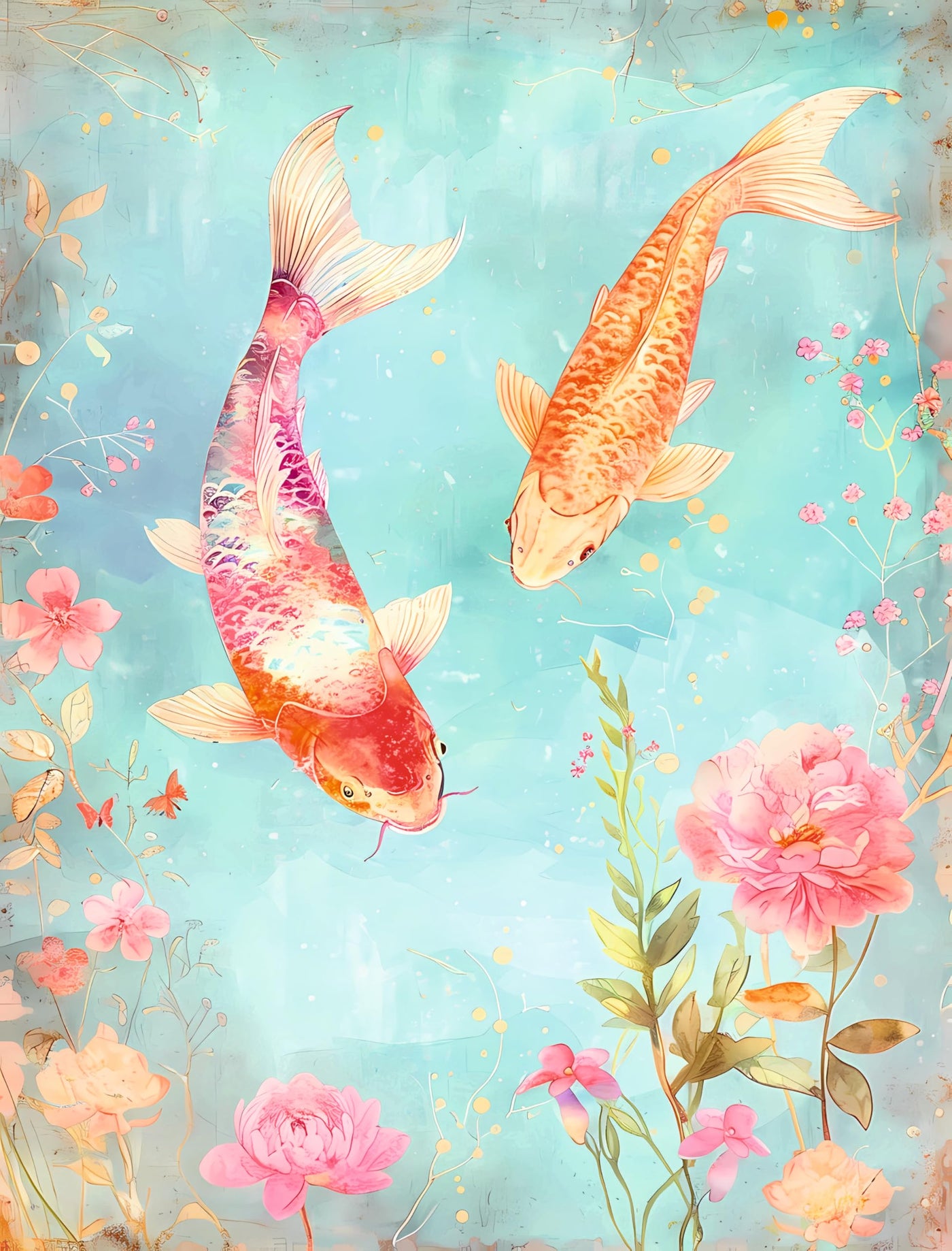 Decoupage Rice Paper, 20 x 26.5cm(6 Sheets) – 6x Decoupage Papers for Collage, Mixed Media, Card Making & Crafts, Decoupage by CRAFT KREATIVELY