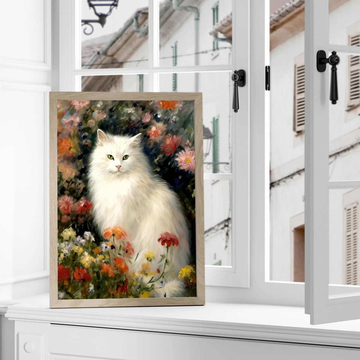 White Cat Rice Papers, 29 x 40.3cm – Decoupage Paper Design for Collage, Mixed Media, Card Making & Crafts, Decoupage by CRAFT KREATIVELY