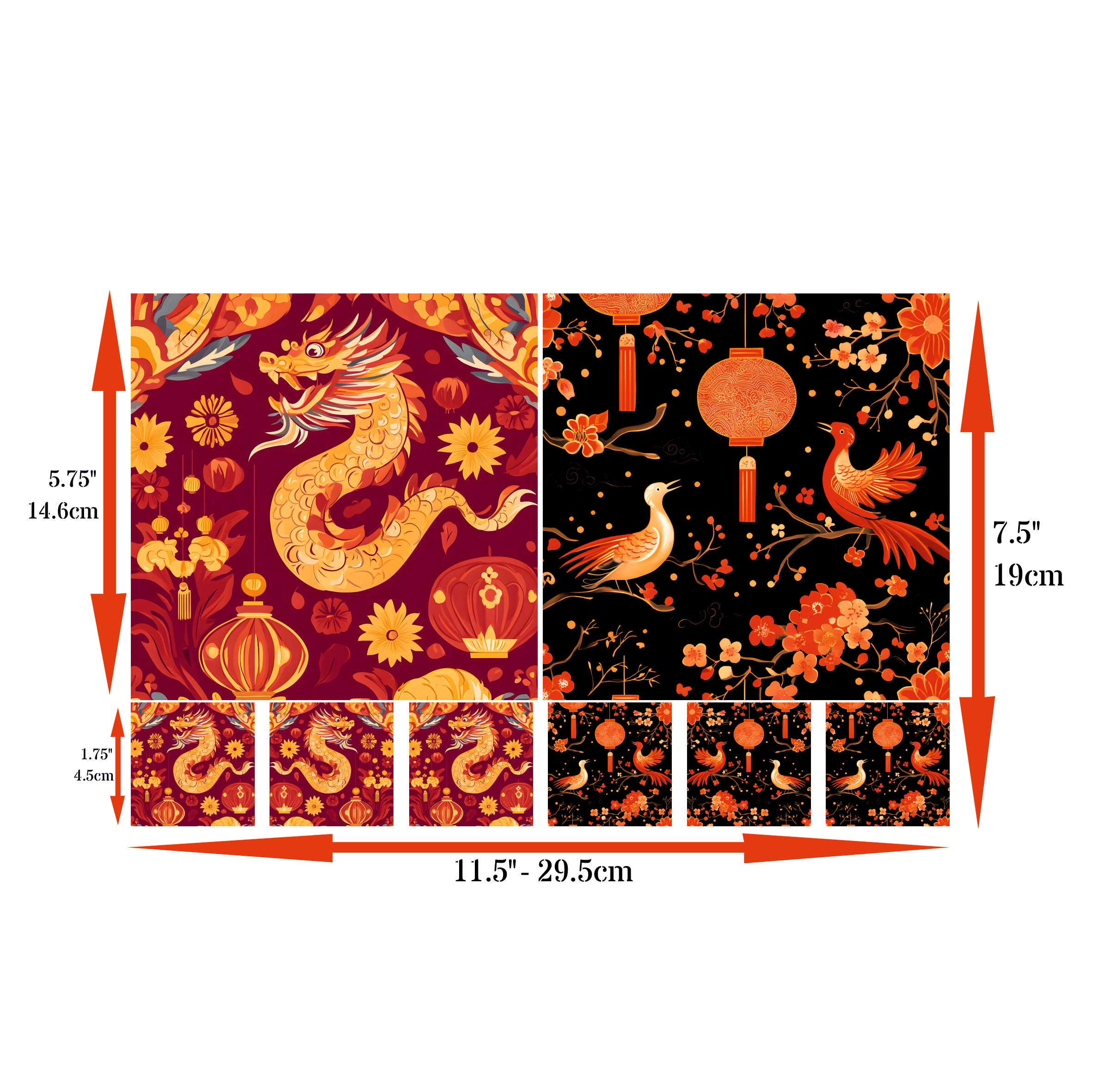 Decoupage Rice Papers - 4 Sheets | 8 Unique Designs | Versatile Christmas Designs for Art Projects & Crafting by CRAFT KREATIVELY