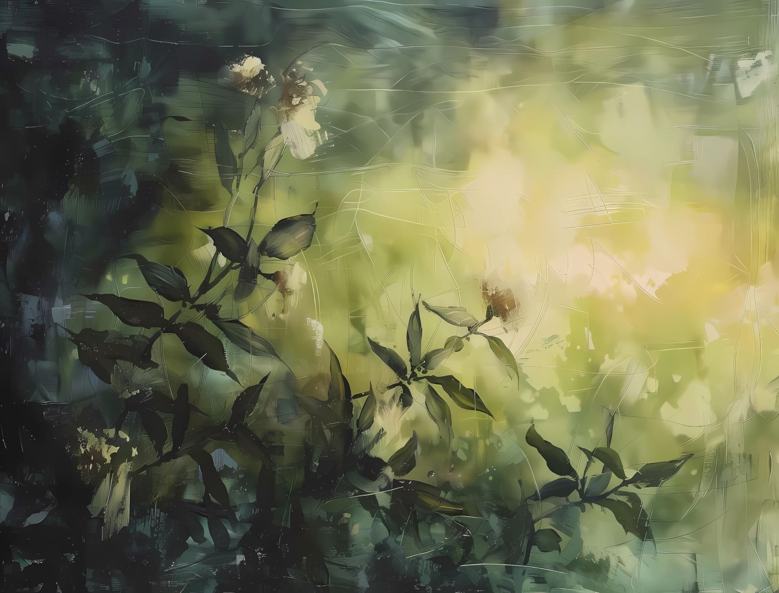 Abstract Flora Rice Papers – Decoupage Paper 6x Designs for Collage, Mixed Media, Card Making & Crafts, Decoupage by CRAFT KREATIVELY